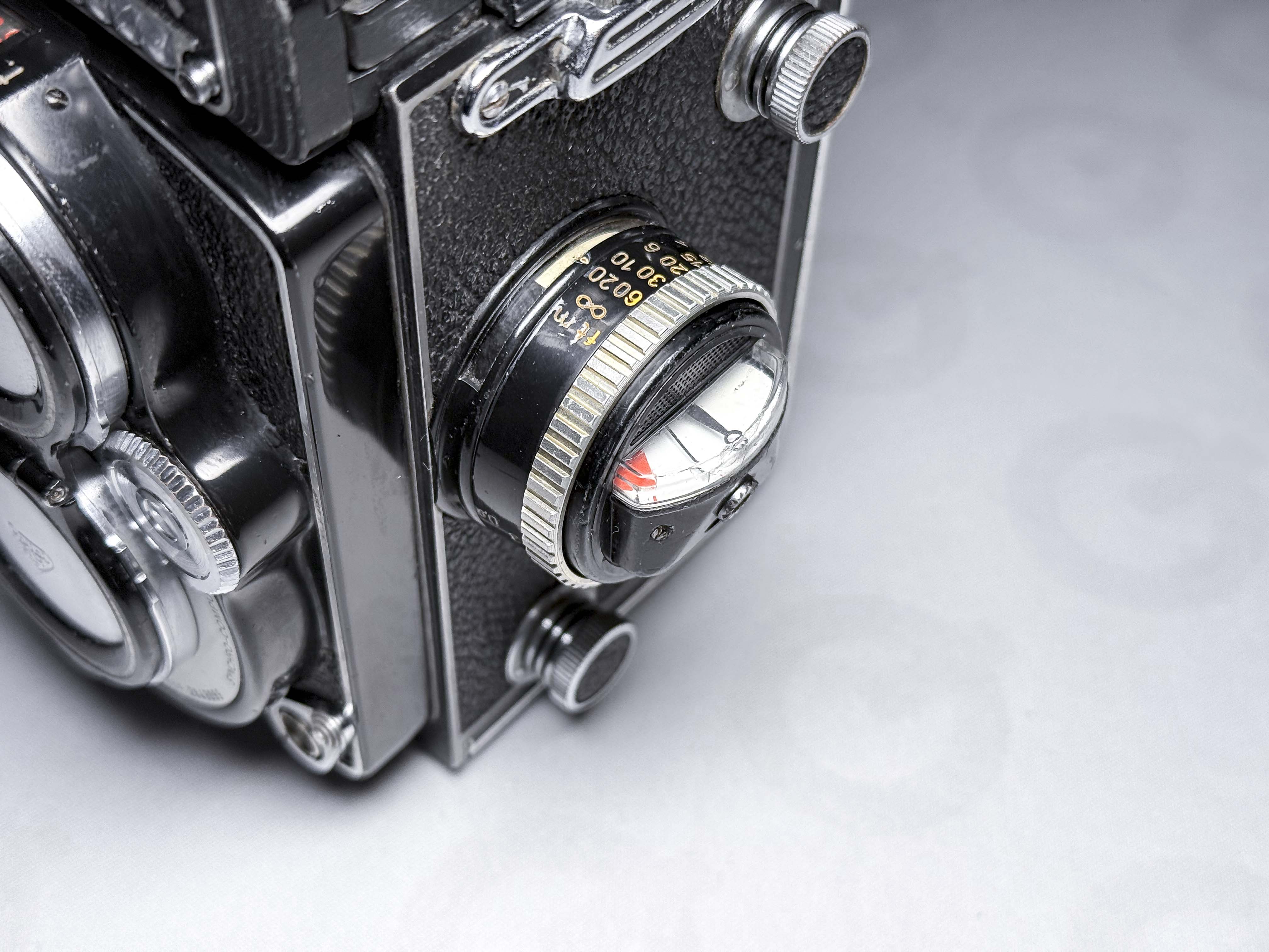 Rolleiflex White Face 3.5F Planar Pellicola Medio Formato TLR - Perfettamente Funzionante