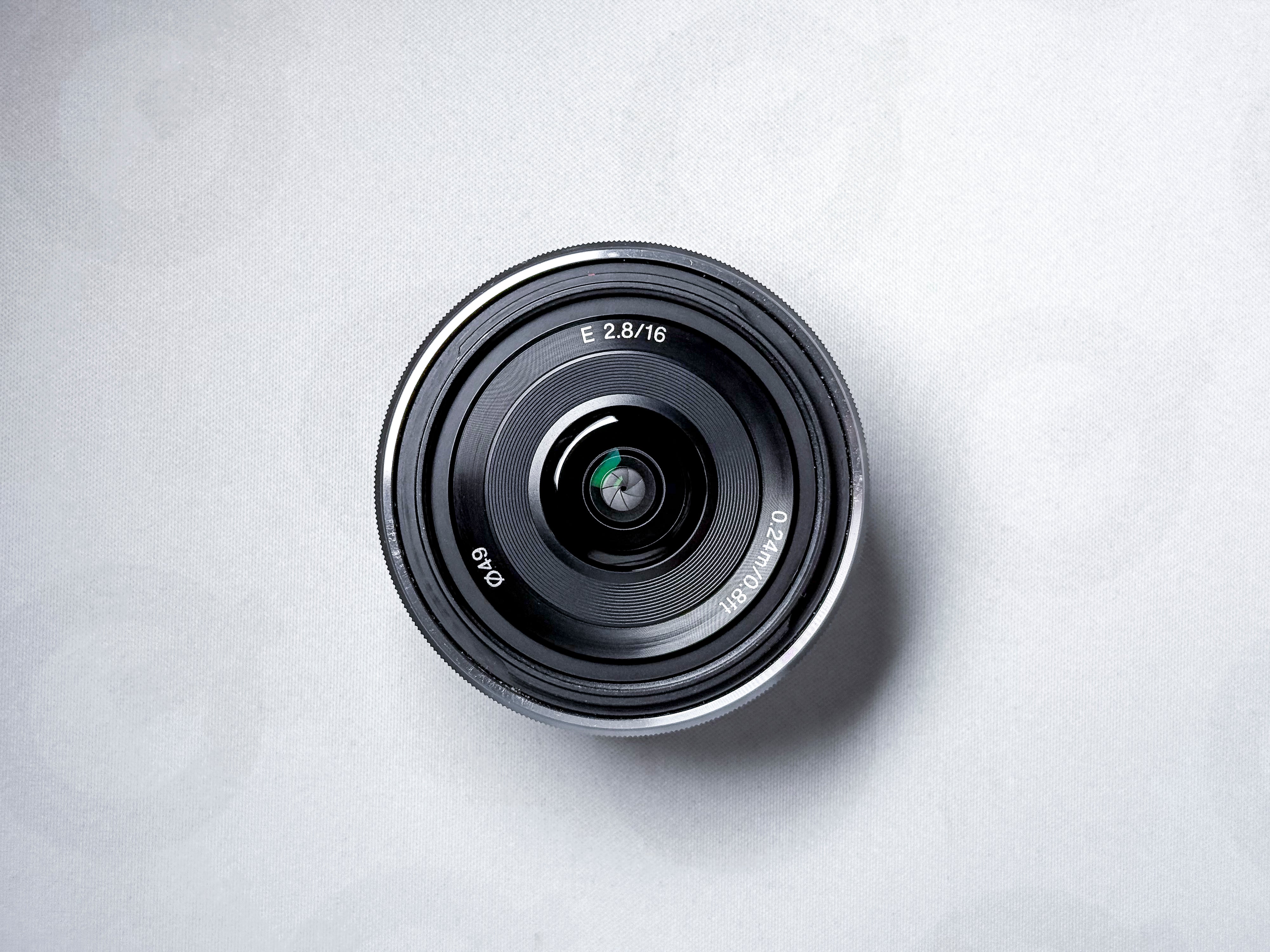 Sony 16mm f/2.8 E-Mount Lens for APS-C + Fisheye Adapter - 1 Year Warranty, Exc.