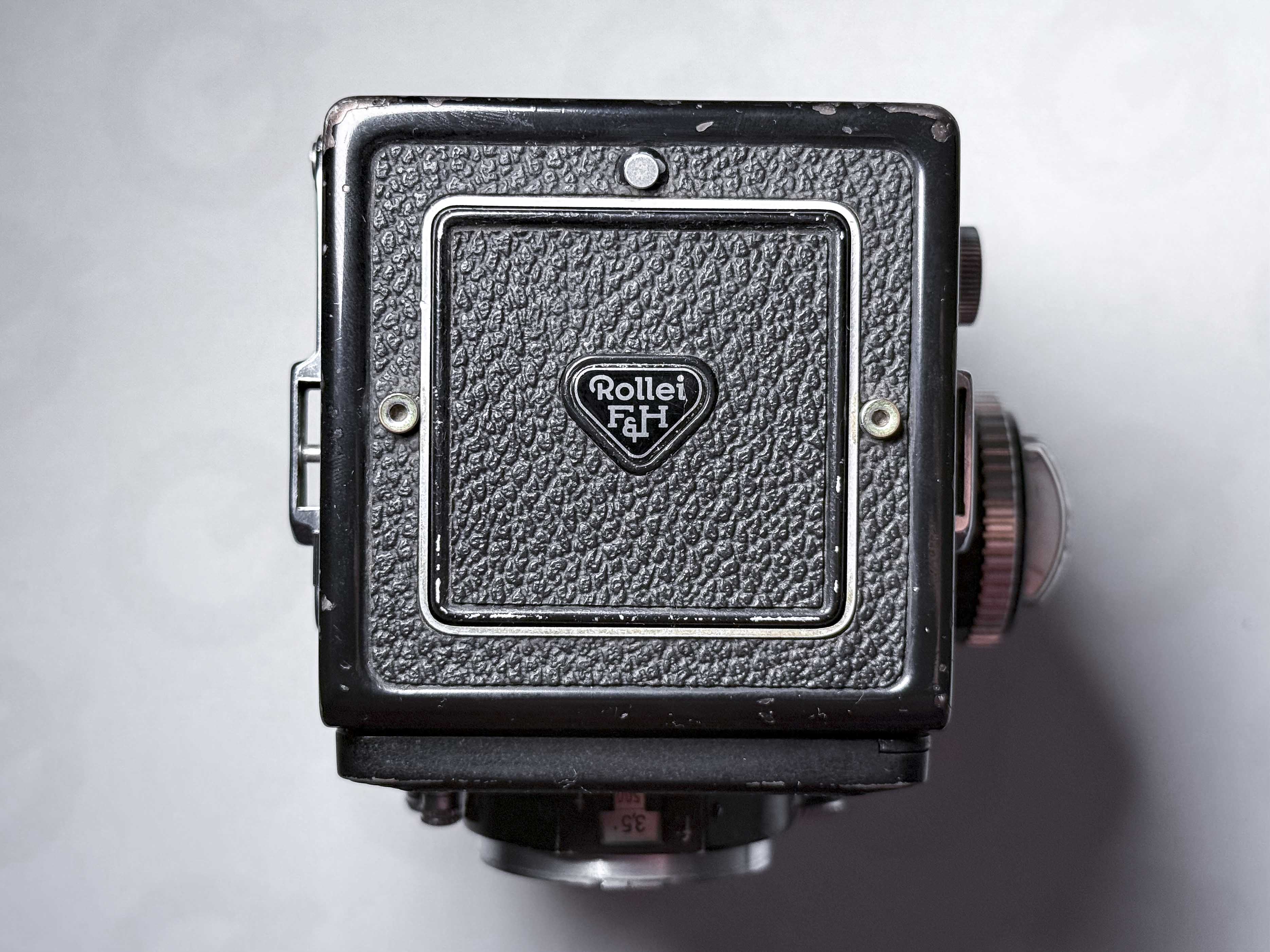 Rolleiflex White Face 3.5F Planar Pellicola Medio Formato TLR - Perfettamente Funzionante