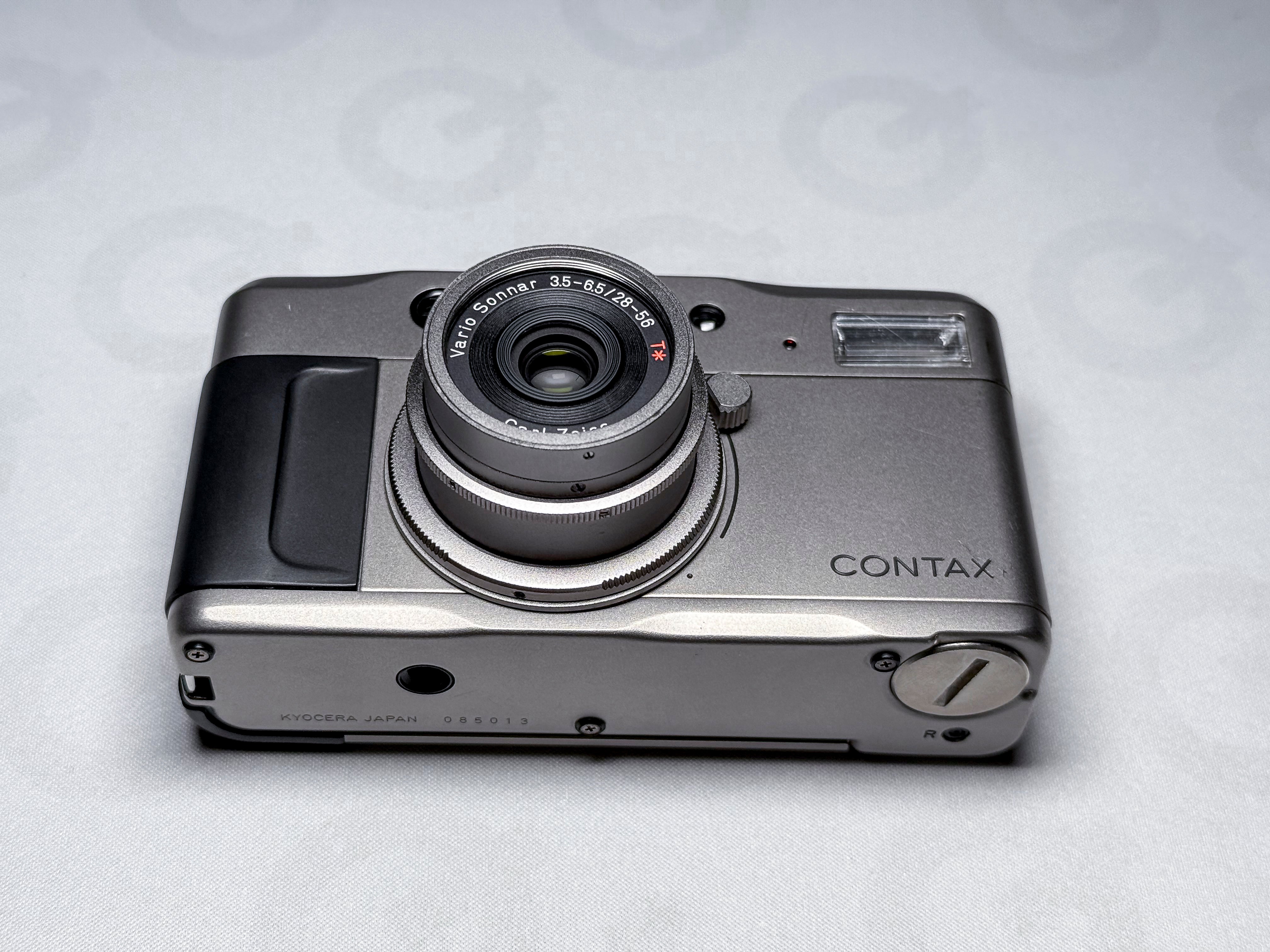 Contax Tvs 35mm Compact Film Camera - For parts or repair, faulty T vs