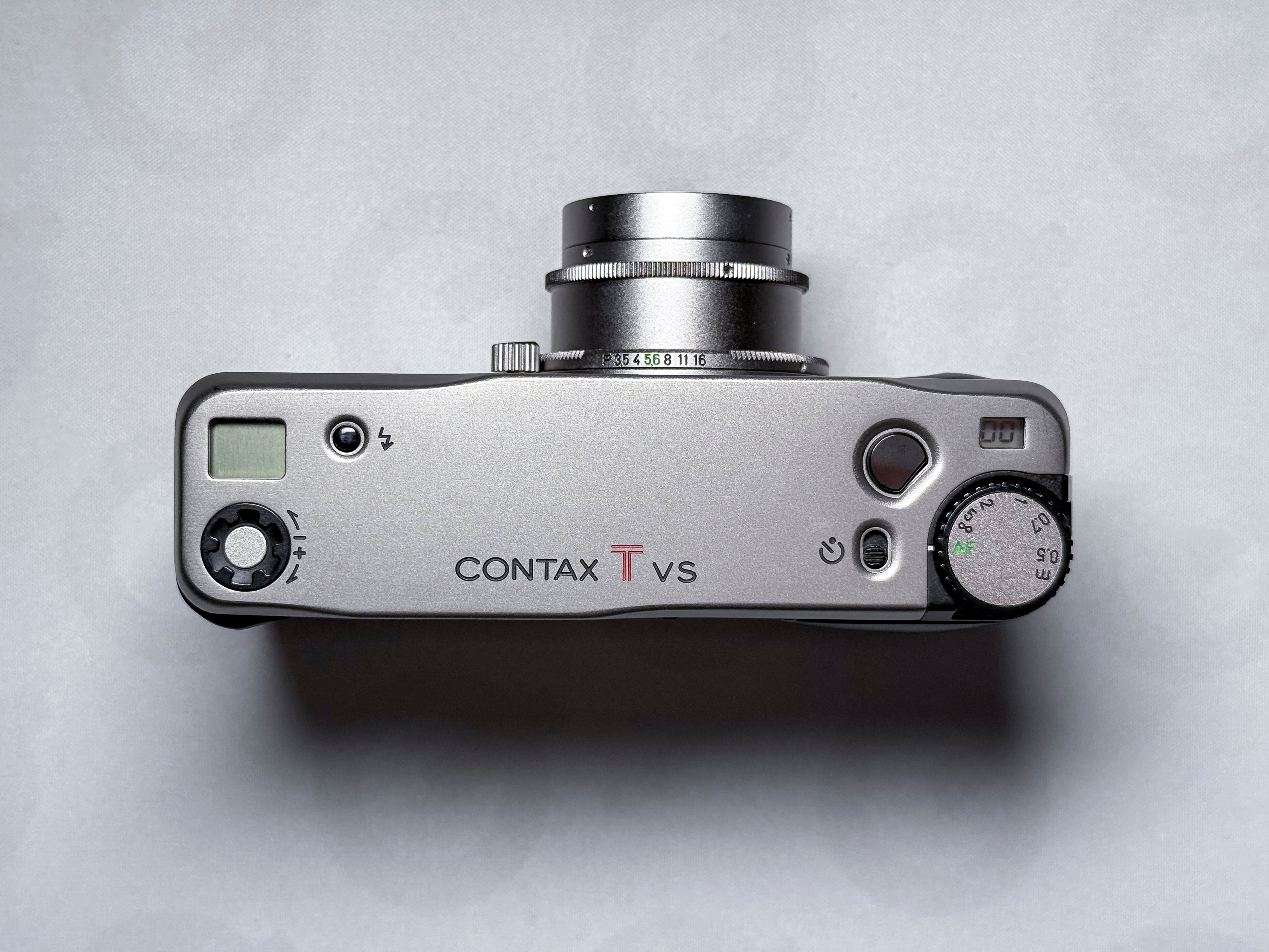 Contax Tvs 35mm Compact Film Camera - For parts or repair, faulty T vs