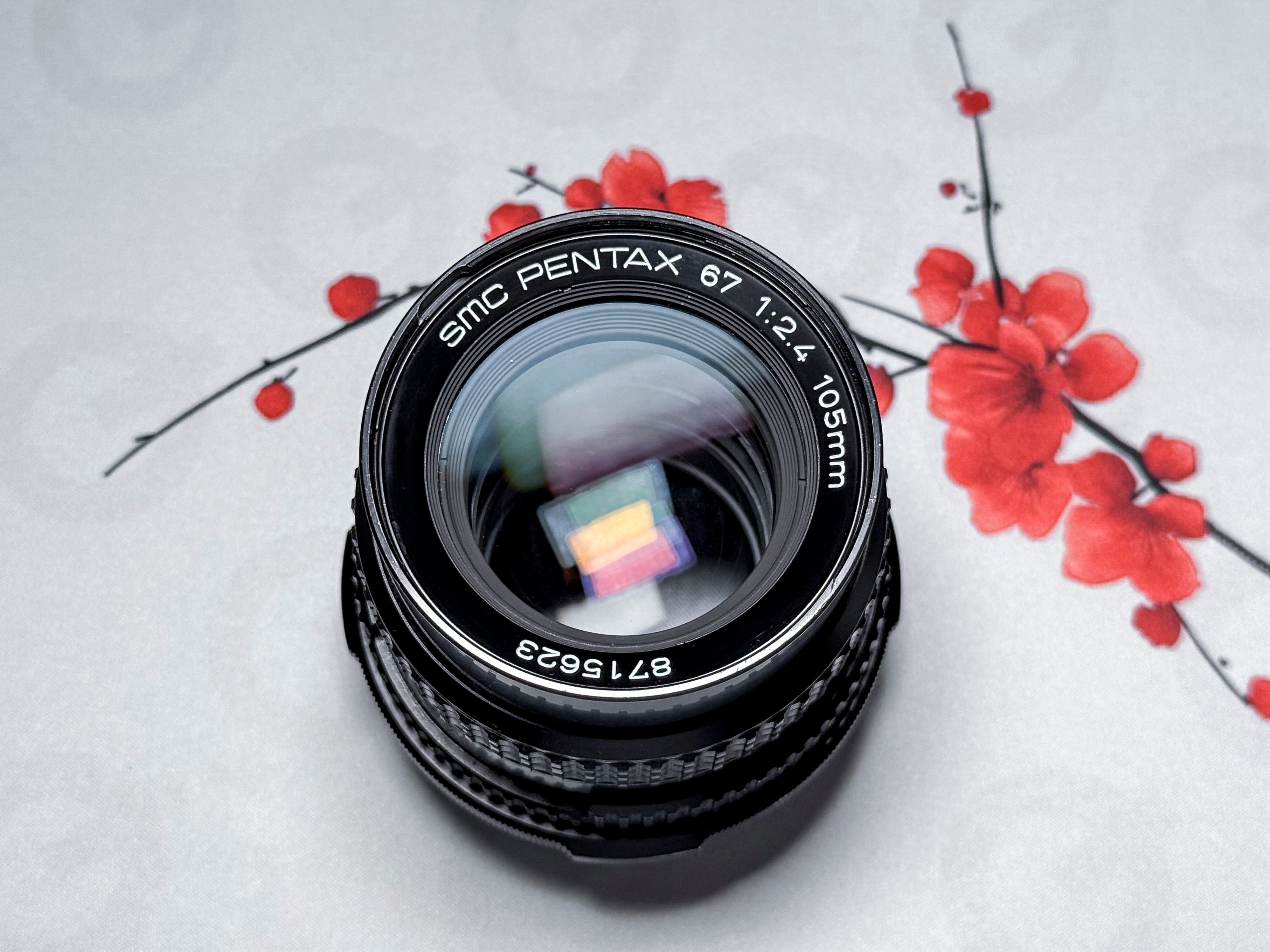 Pentax 67 105mm f/2.4 SMC Lens Latest Model for 6x7 - 1 Year Warranty