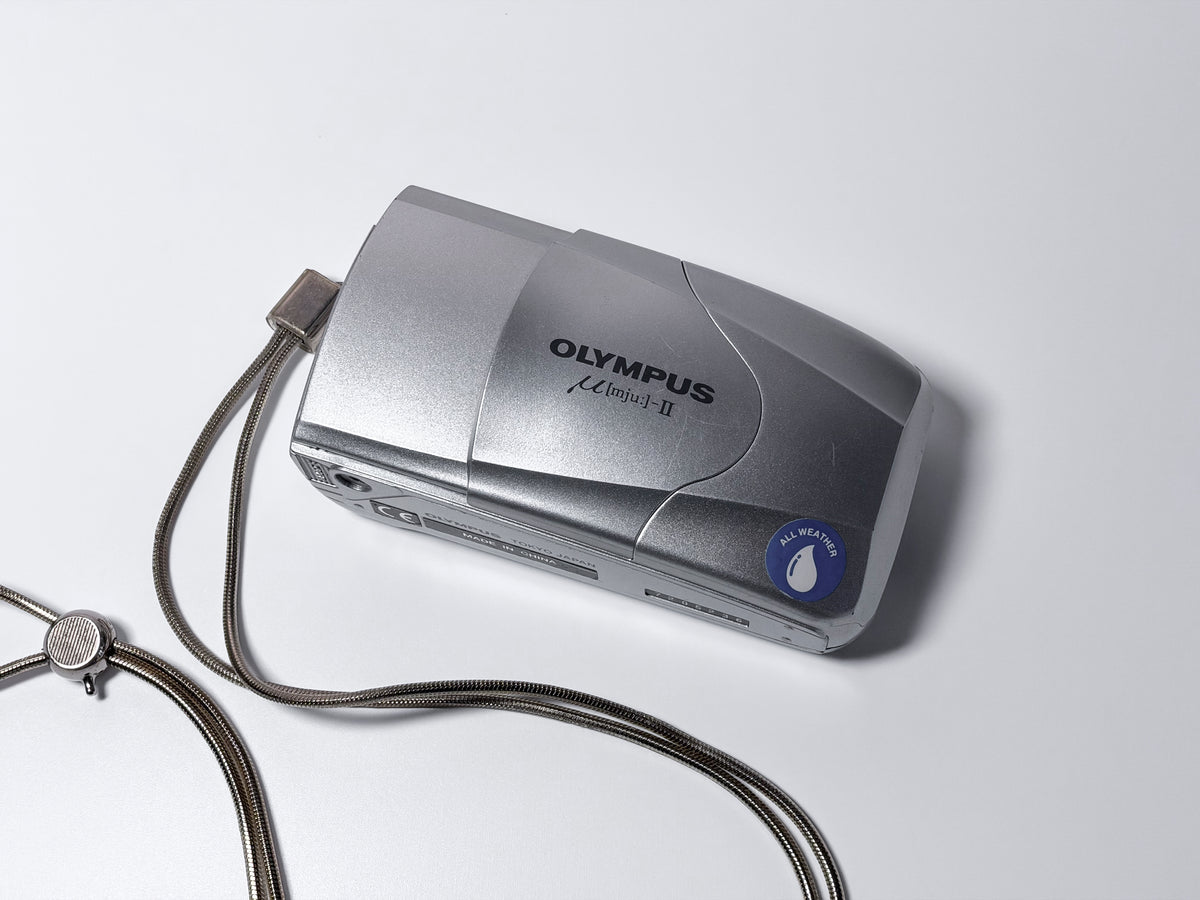 Olympus Mju II Rare SILVER Limited Edition 35mm Compact Camera - Film Tested