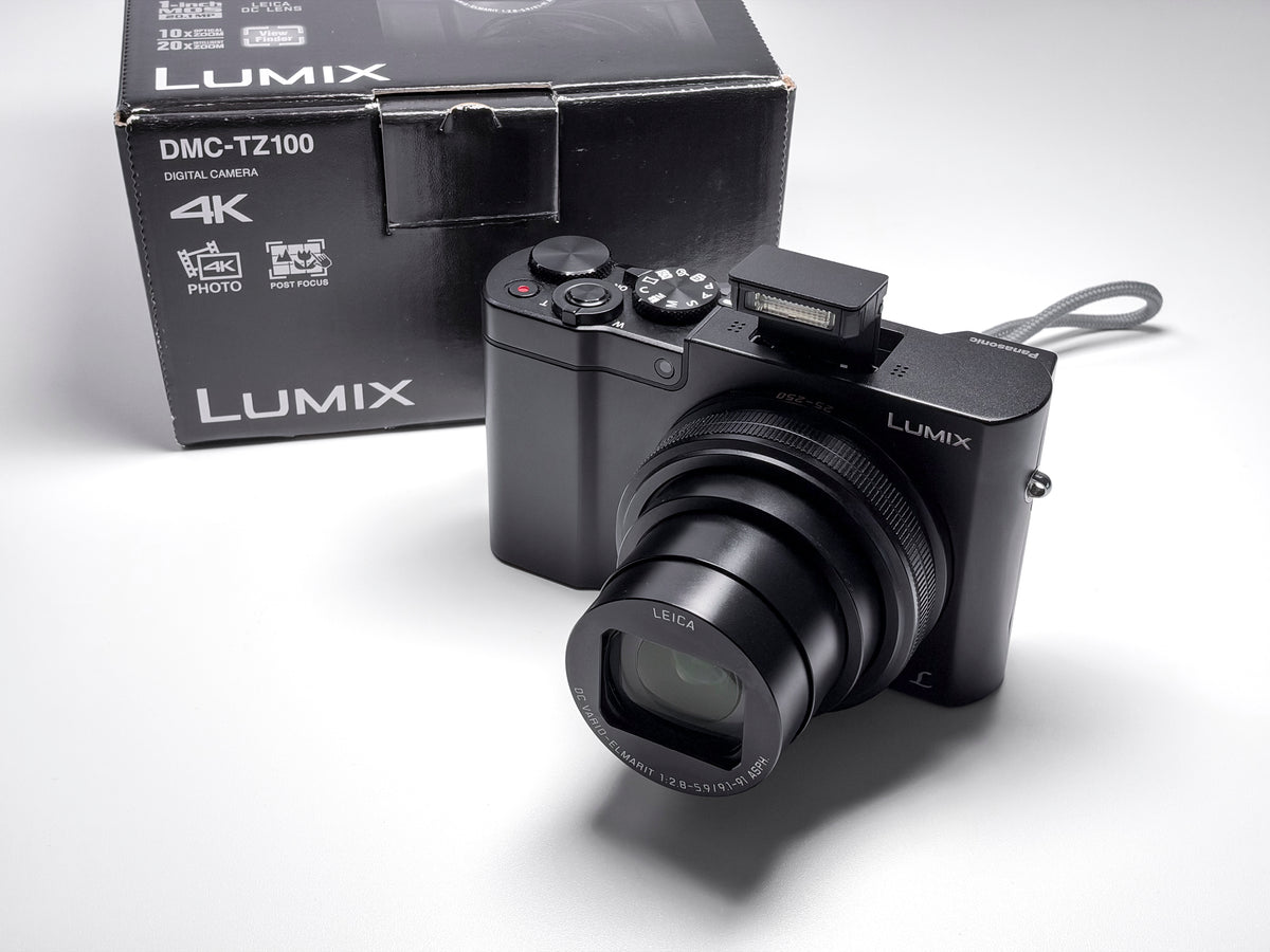 Panasonic Lumix TZ100 10x Zoom Digital Camera - 1 Year Warranty, Excellent TZ101