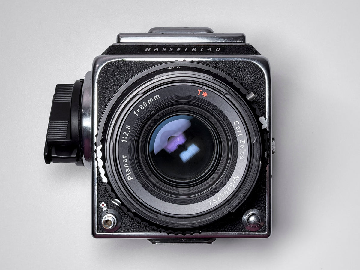 Hasselblad 500 CM C/M + Zeiss 80mm Planar T* - Medium Format, Perfectly Working