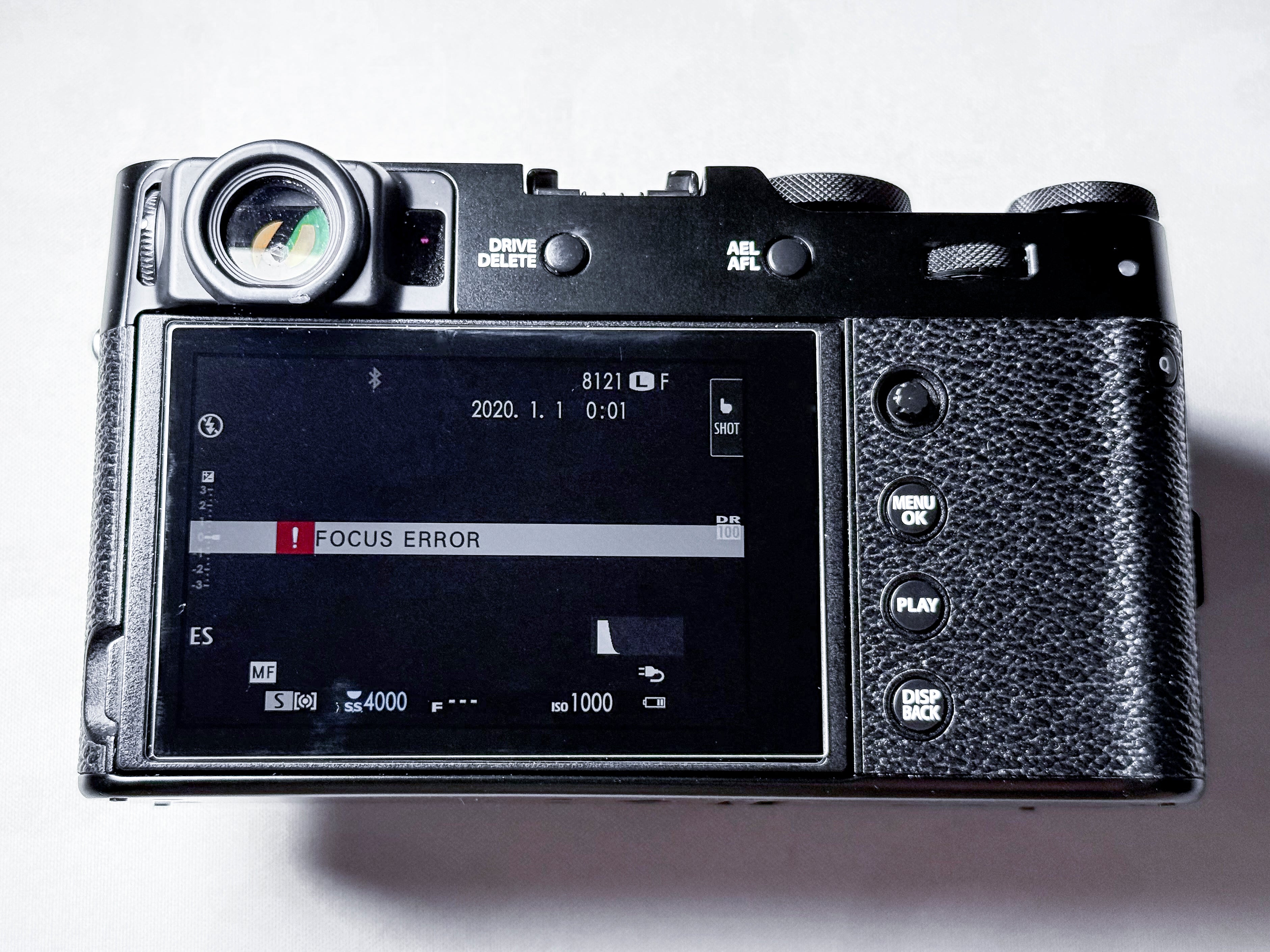 Fujifilm X100V 26.1 Mpx APS-C - Focus Error, needs repair Fuji X100