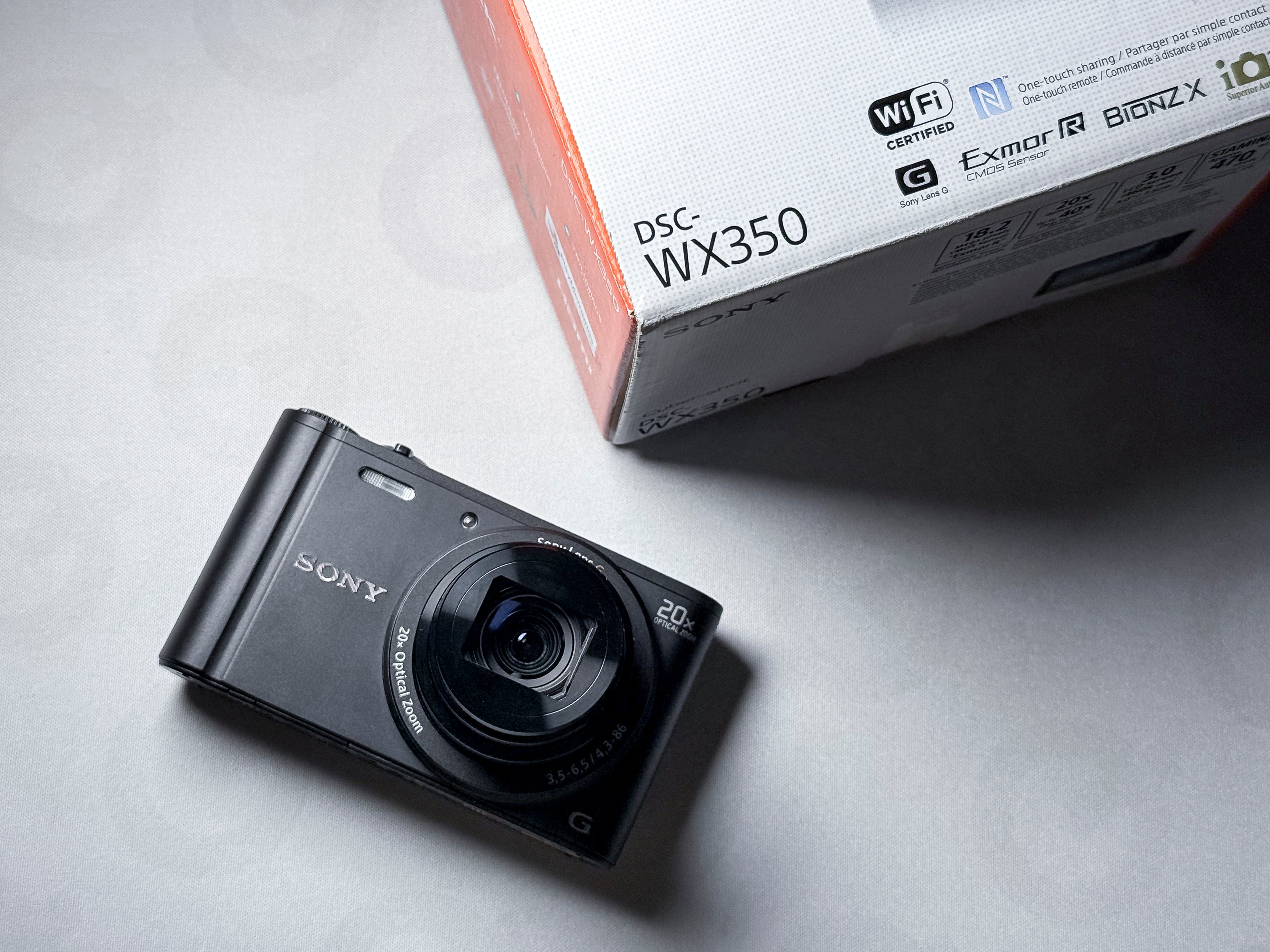 Sony WX350 Cyber-shot 20x Zoom - 1 Year Warranty Excellent DSC-WX350