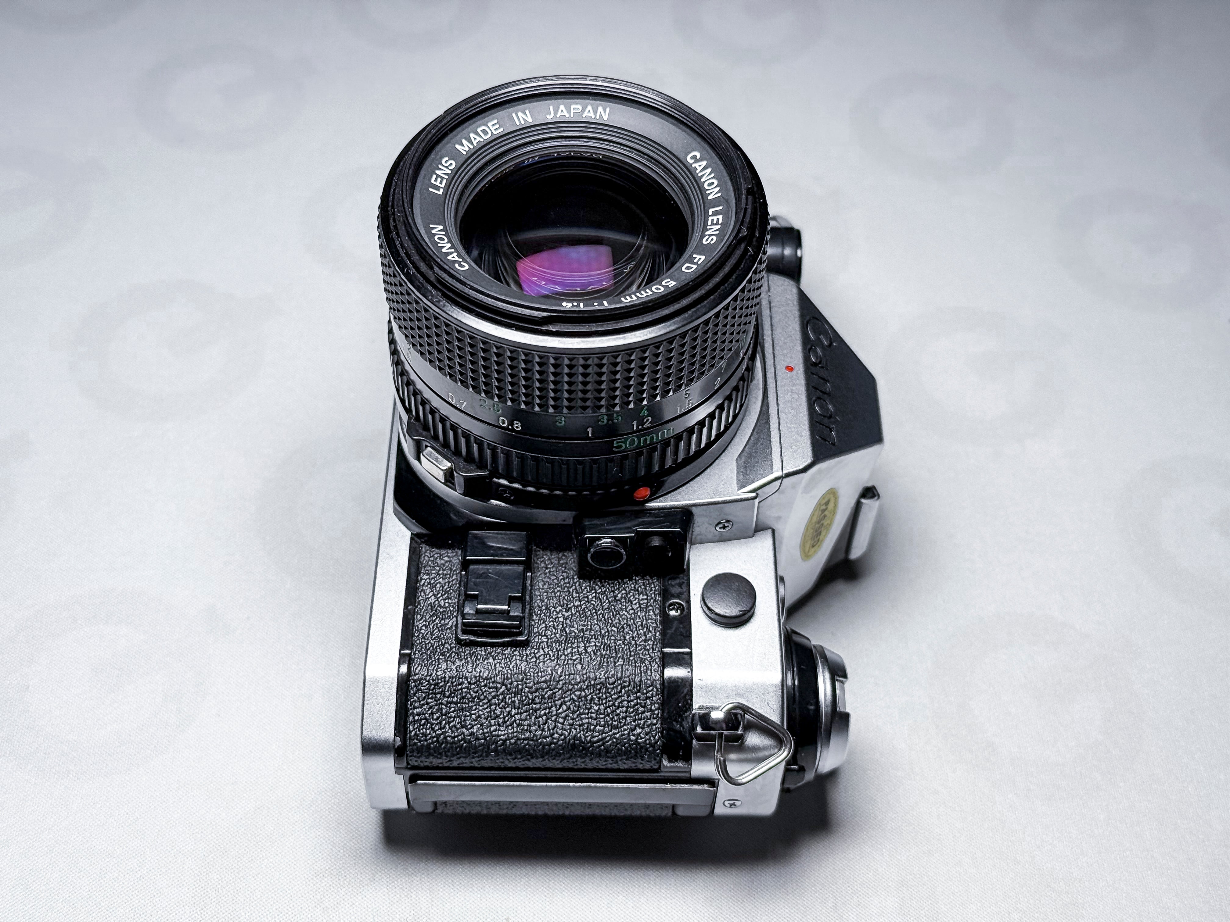Canon AE-1 Program 35mm Film Camera + 50mm f/1.4 - Perfectly Working