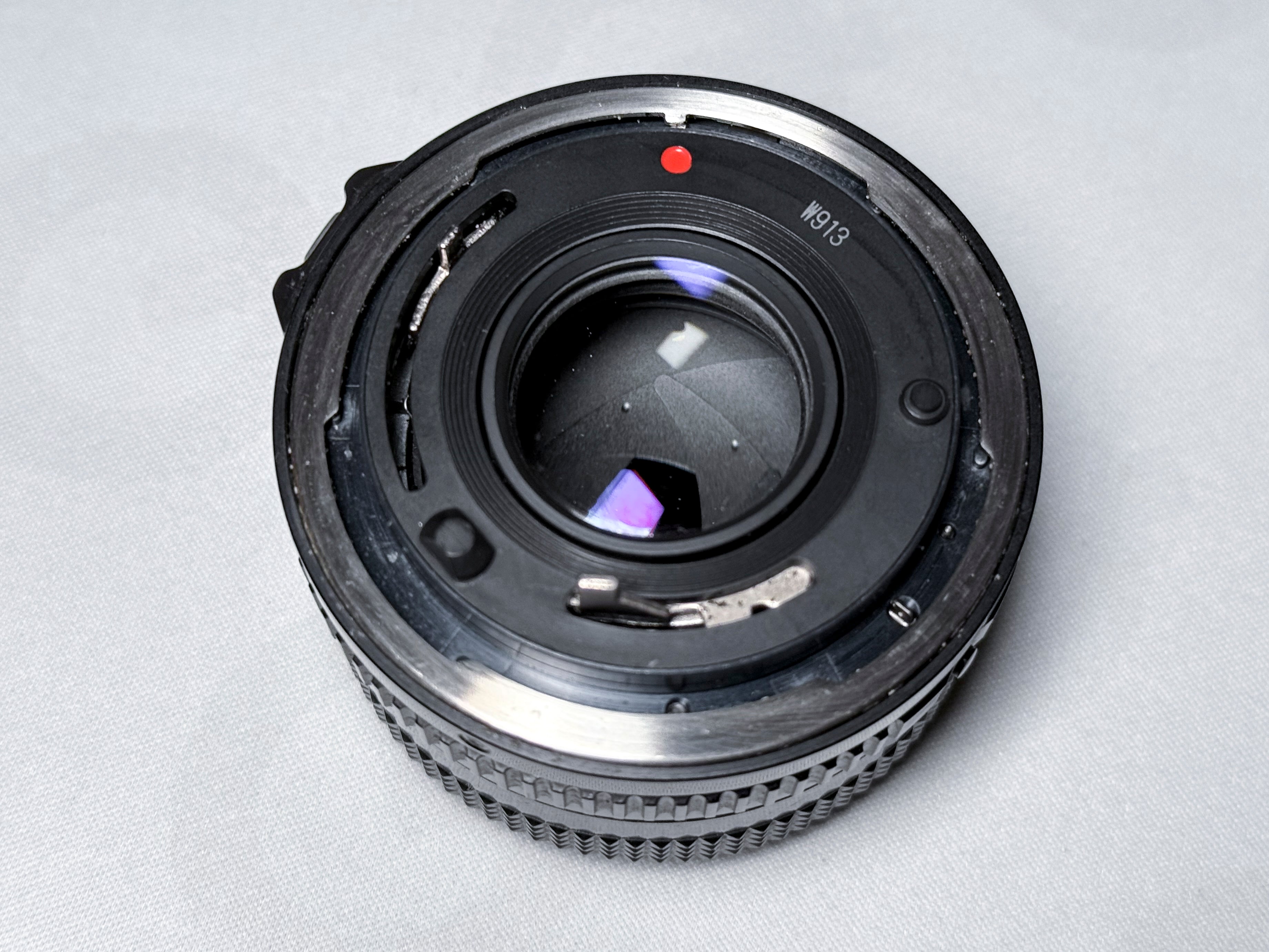 Canon AV-1 + 50mm f/1.8 FD 35mm Film Reflex - Funzionante, buone condizioni AV1