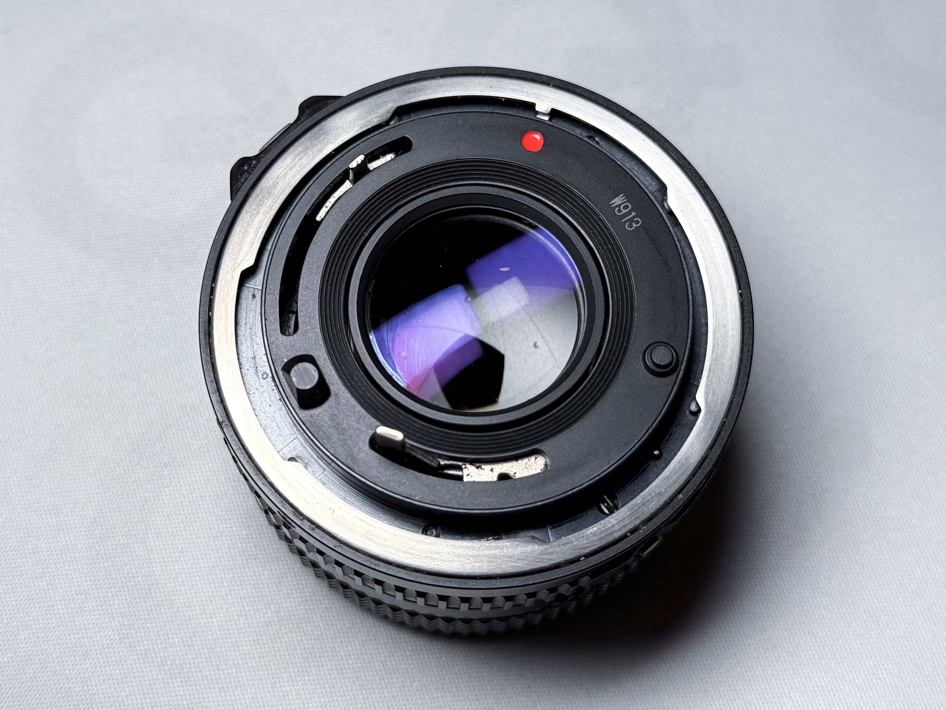 Canon AV-1 + 50mm f/1.8 FD 35mm Film Reflex - Funzionante, buone condizioni AV1
