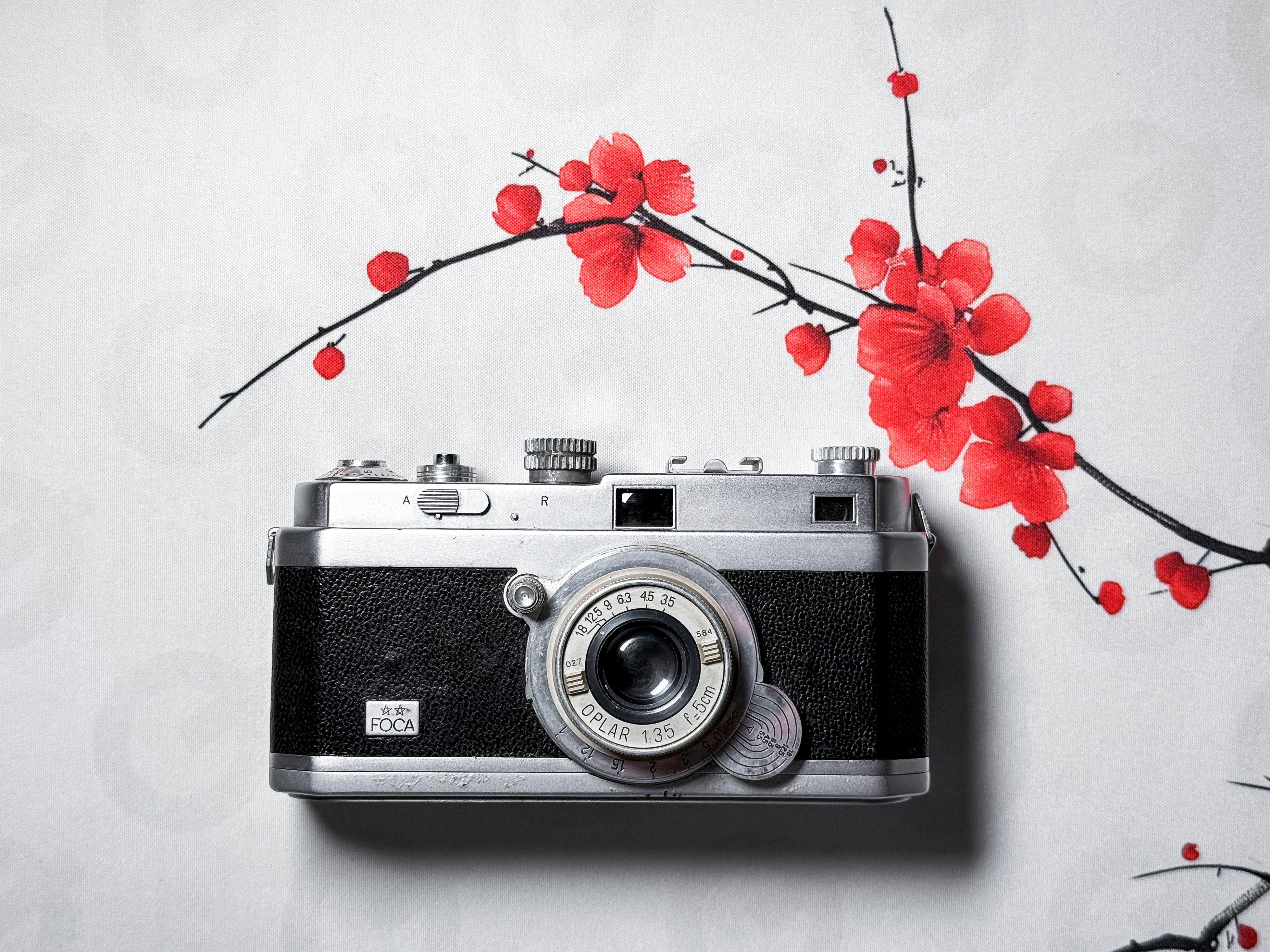 Foca PF2B 2 Star Rangefinder + Oplar 5cm f/3.5 35mm + Case , Leica inspired