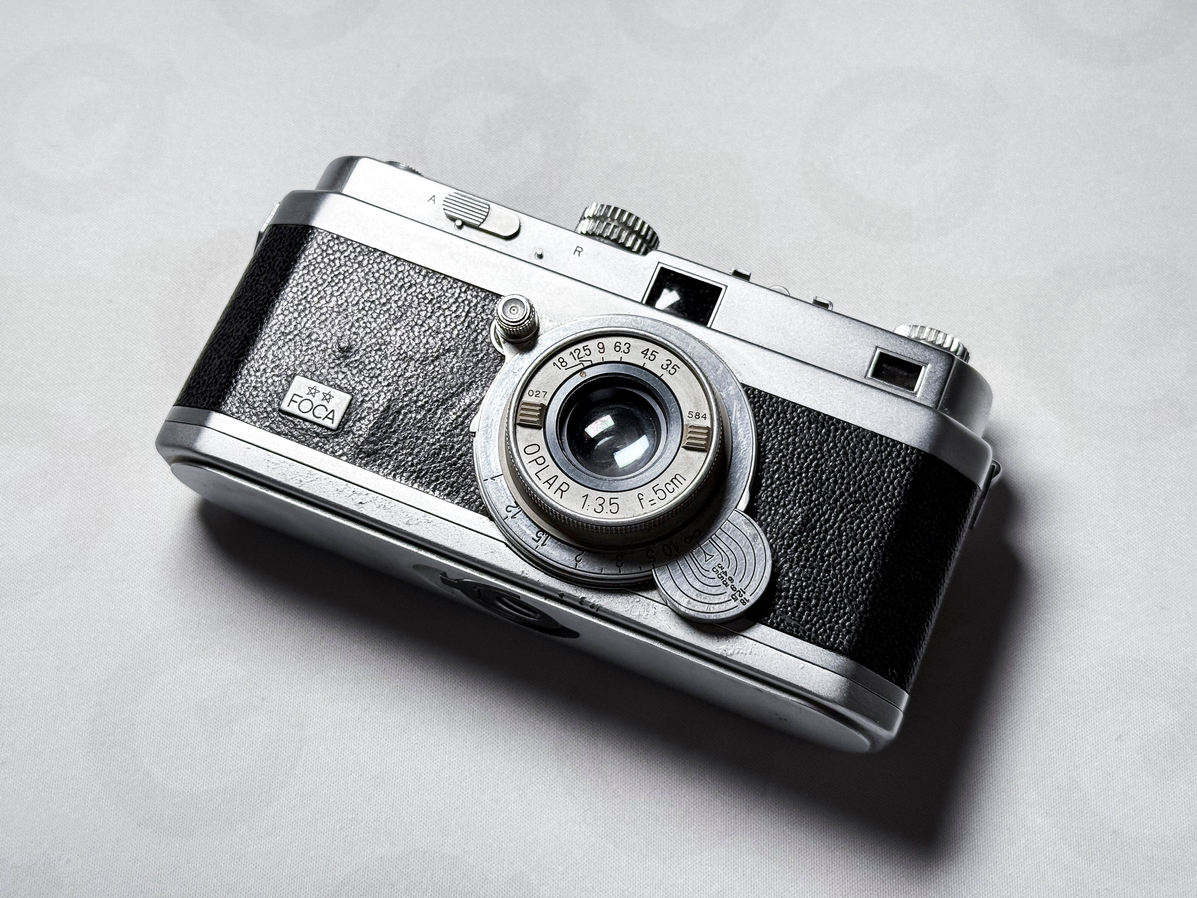 Foca PF2B 2 Star Rangefinder + Oplar 5cm f/3.5 35mm + Case , Leica inspired