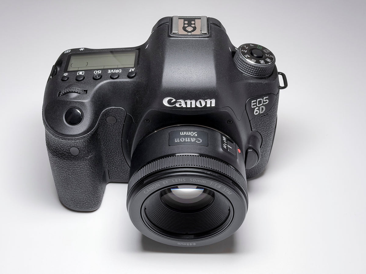 Canon EOS 6D + 50mm STM Full Frame DSLR - 1 Year Warranty, New, Only 100 shutter