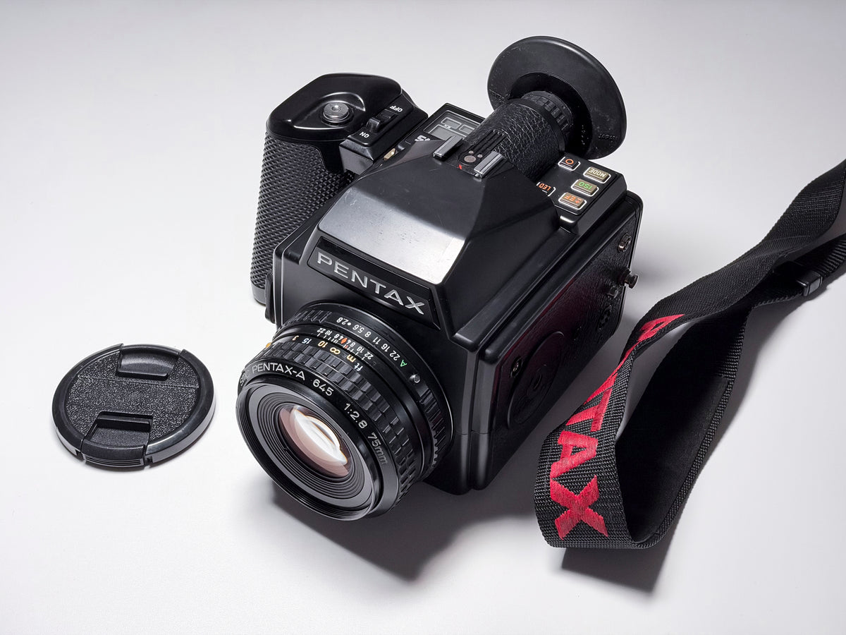 Pentax 645 + 75mm 2.8 Medium Format 120 Film Camera - Tested, Perfectly Working