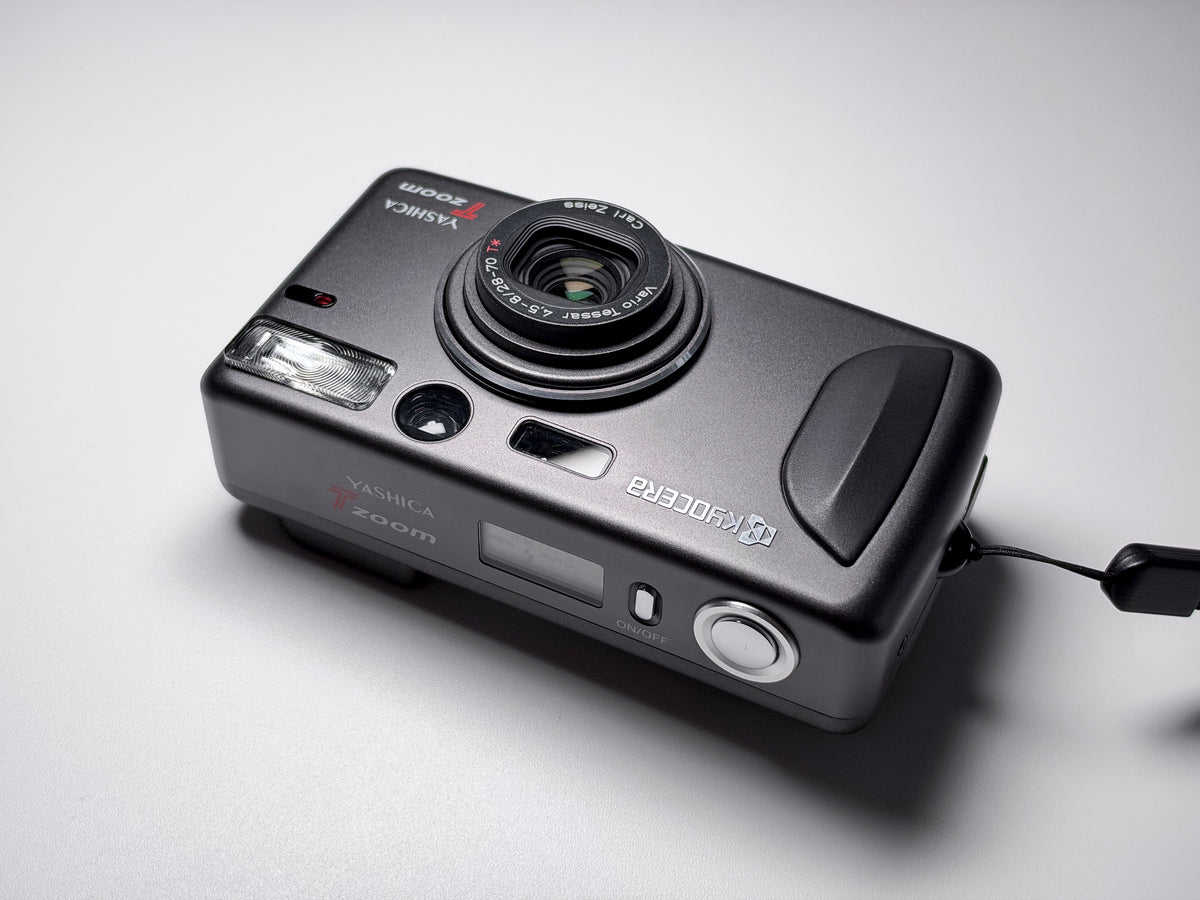 Yashica T-Zoom T4 35mm Film Point&Shoot Camera - Tested, Near Mint Condition