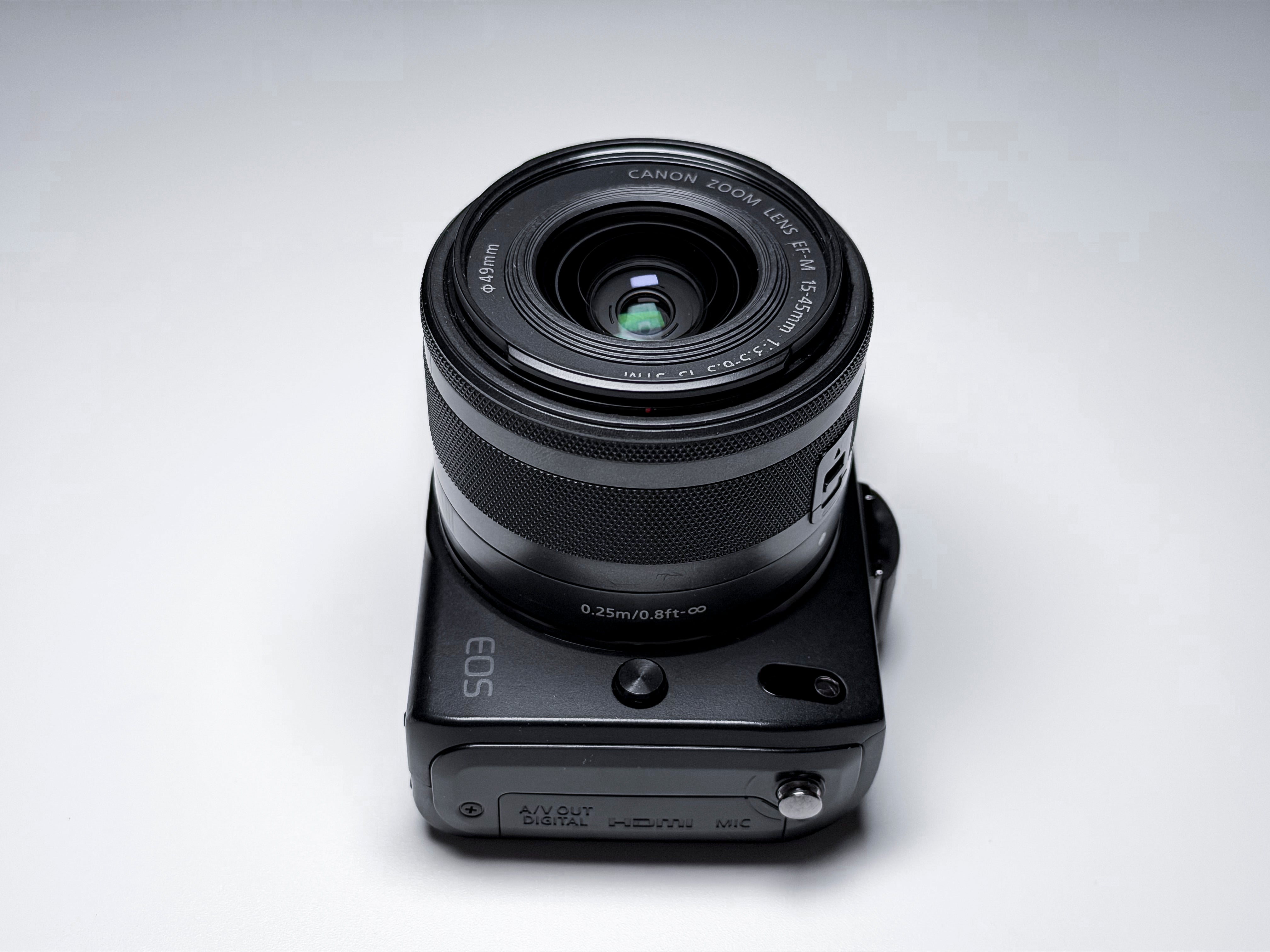 Canon EOS M + Adapter Magic Lantern 4K Compatible - Excellent, 1 Year Warranty
