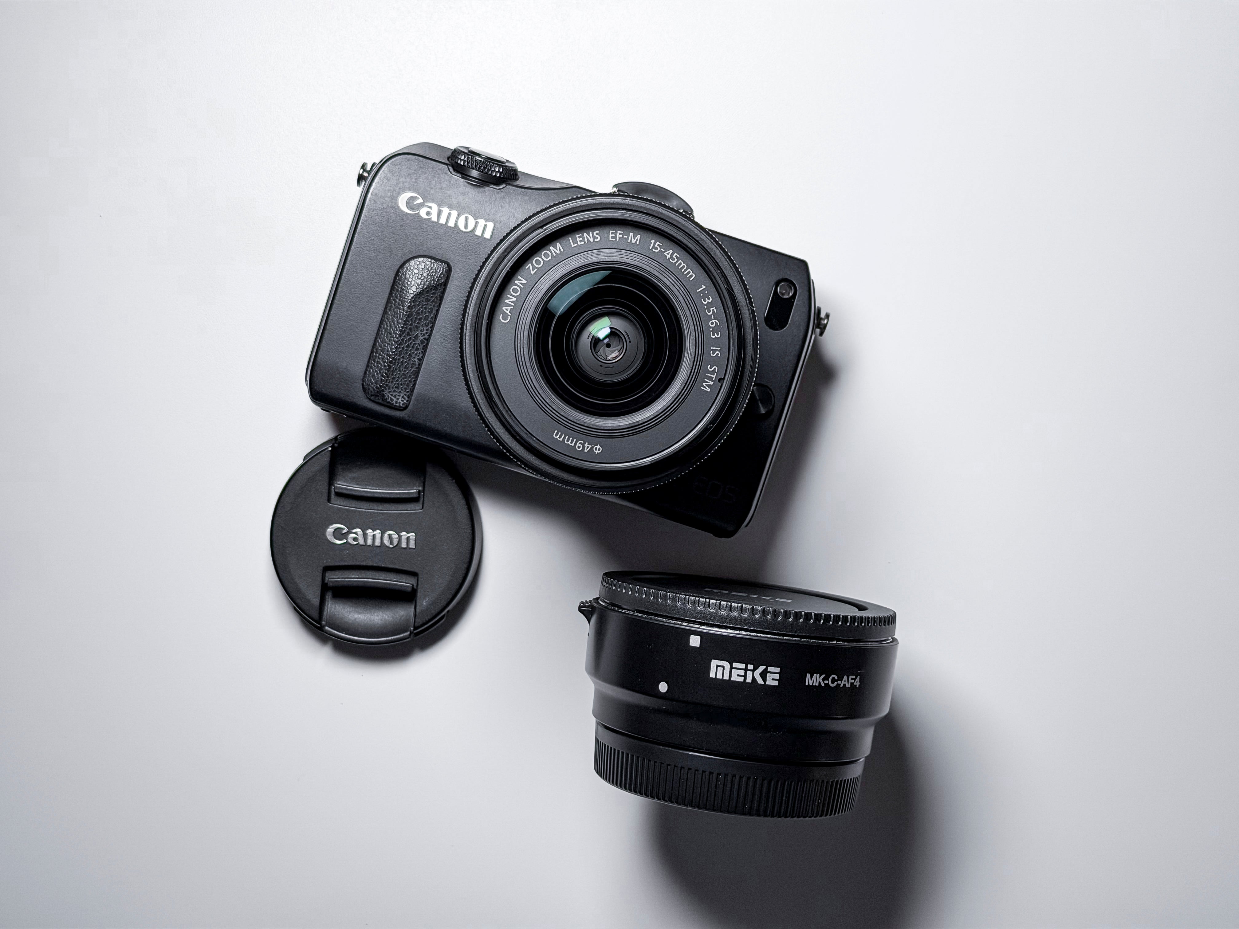 Canon EOS M + Adapter Magic Lantern 4K Compatible - Excellent, 1 Year Warranty