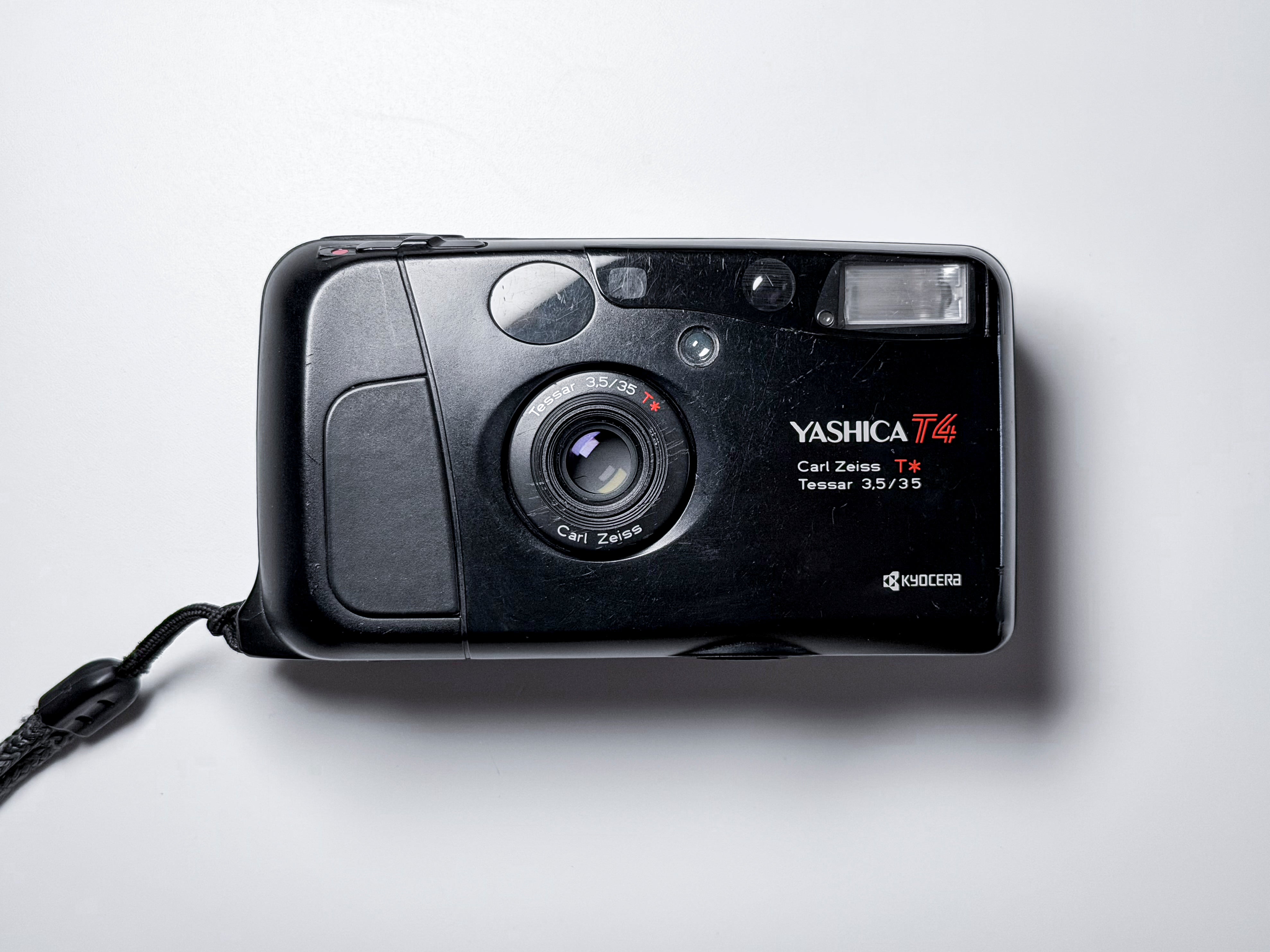 Yashica T4 Zeiss Lens 35mm Film Camera - Film Tested, Perfectly Working