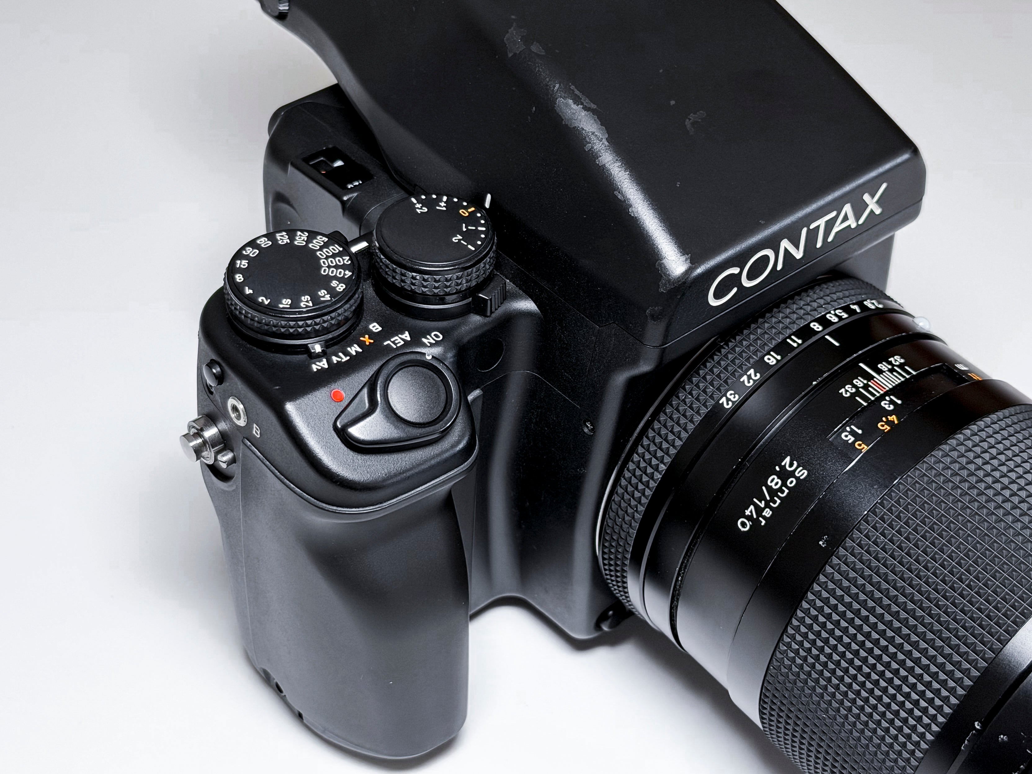 Contax 645 + 120mm Sonnar Full Set Metering Finder - CLA and Film Tested