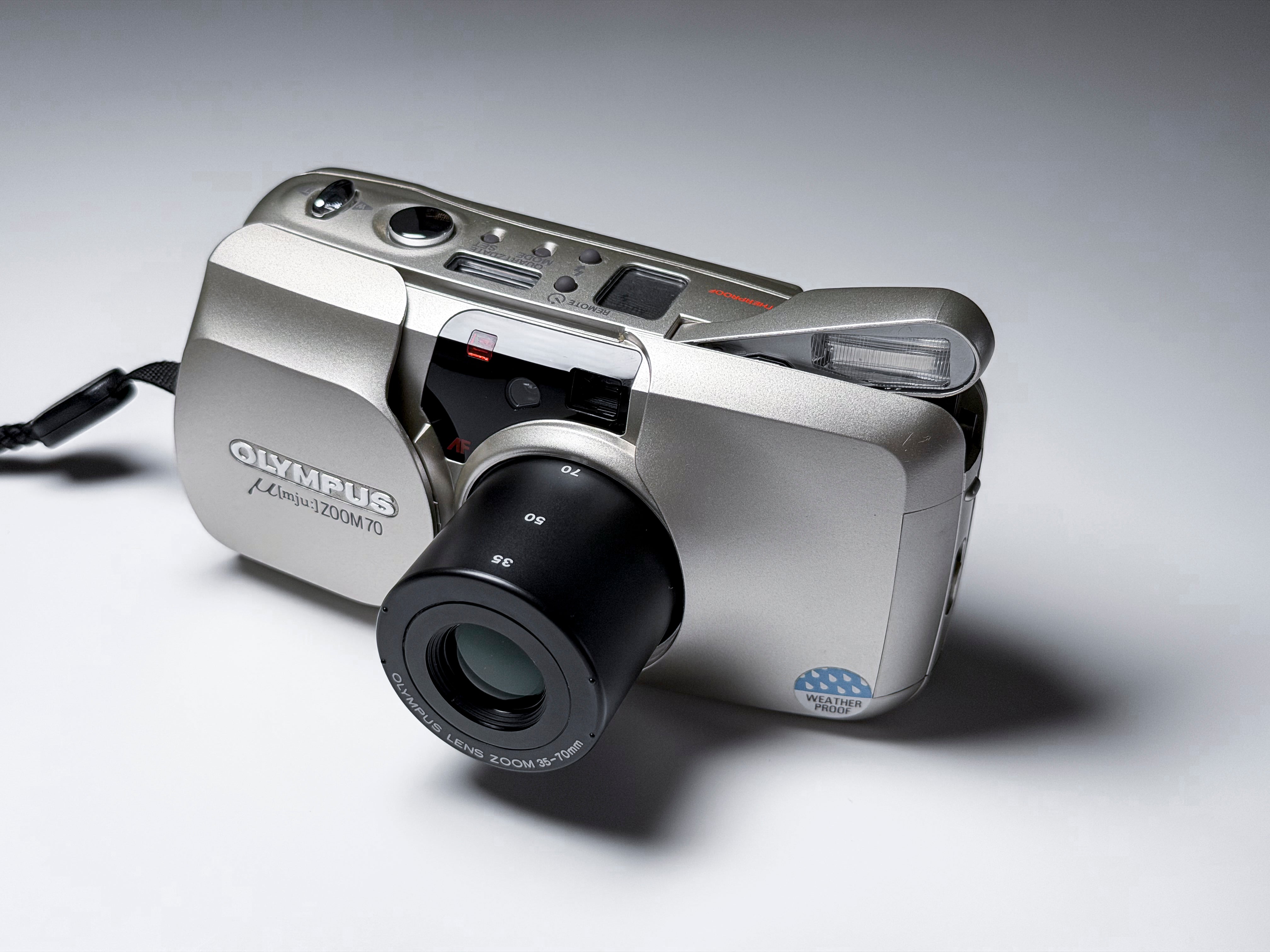 Olympus Mju Zoom 70 35mm Compact Film Camera - Film Tested, Near Mint