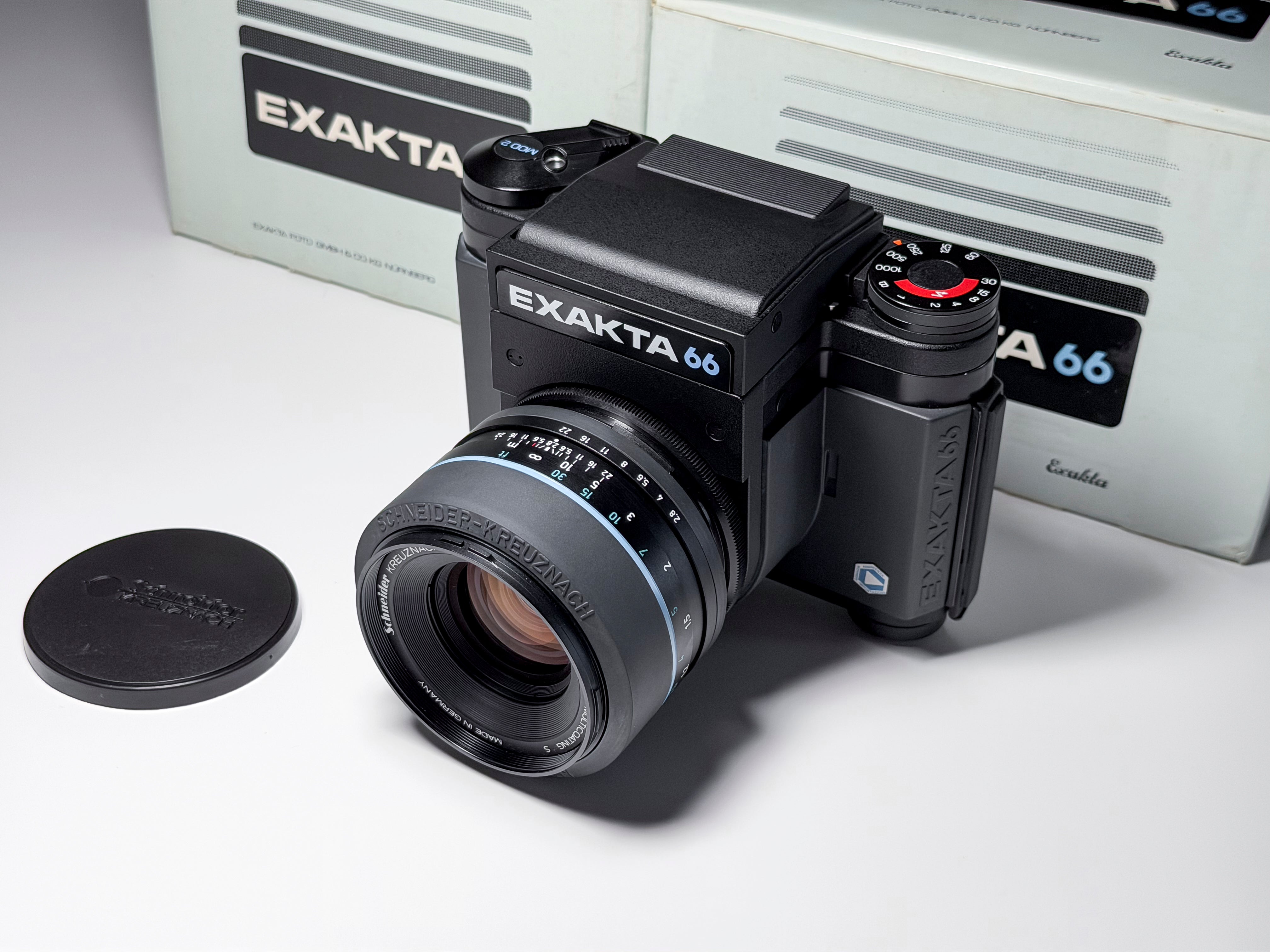 Exakta 66 + Schneider Xenotar 80mm f/2.8 Medium Format Film Camera - Near Mint