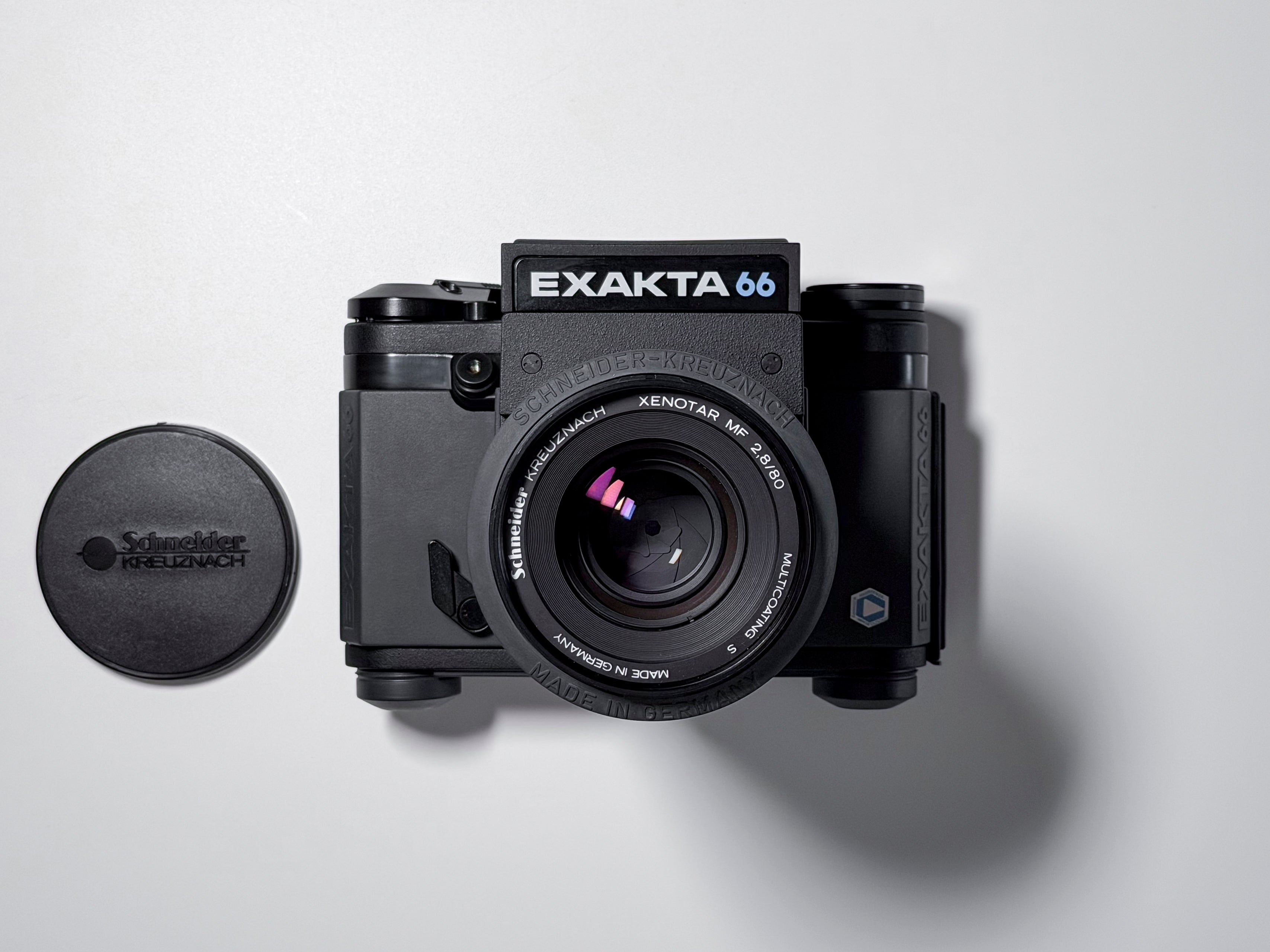 Exakta 66 + Schneider Xenotar 80mm f/2.8 Medium Format Film Camera - Near Mint