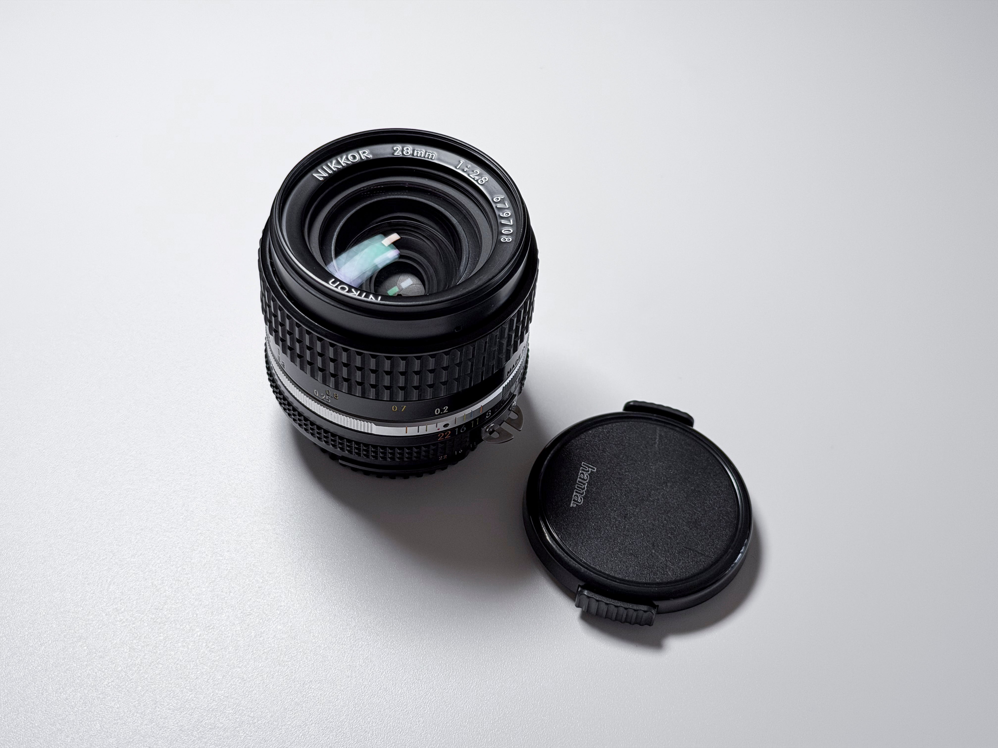 Nikon Nikkor 28mm f/2.8 AI-S AIS F Mount Lens - Near Mint
