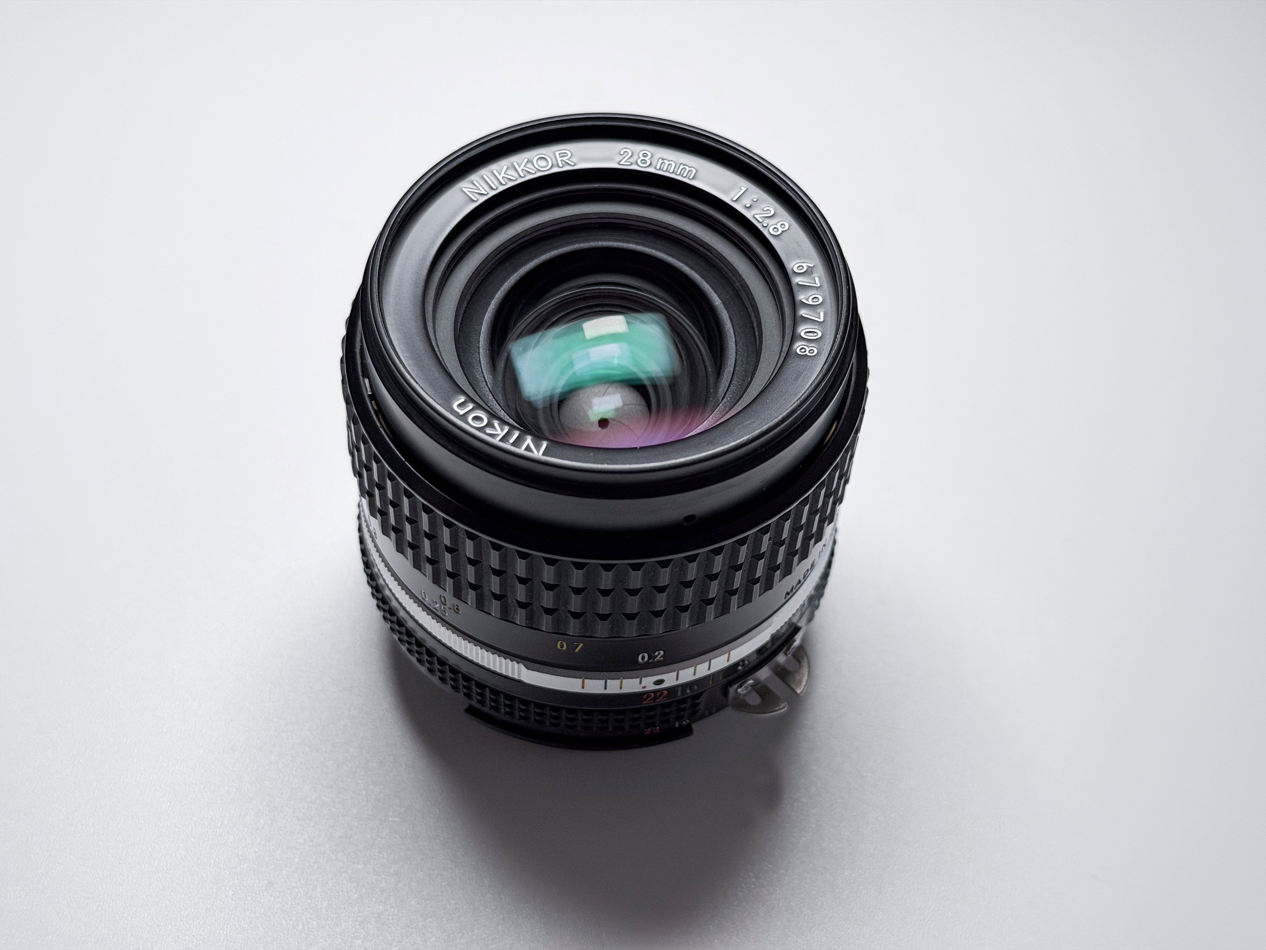 Nikon Nikkor 28mm f/2.8 AI-S AIS F Mount Lens - Near Mint
