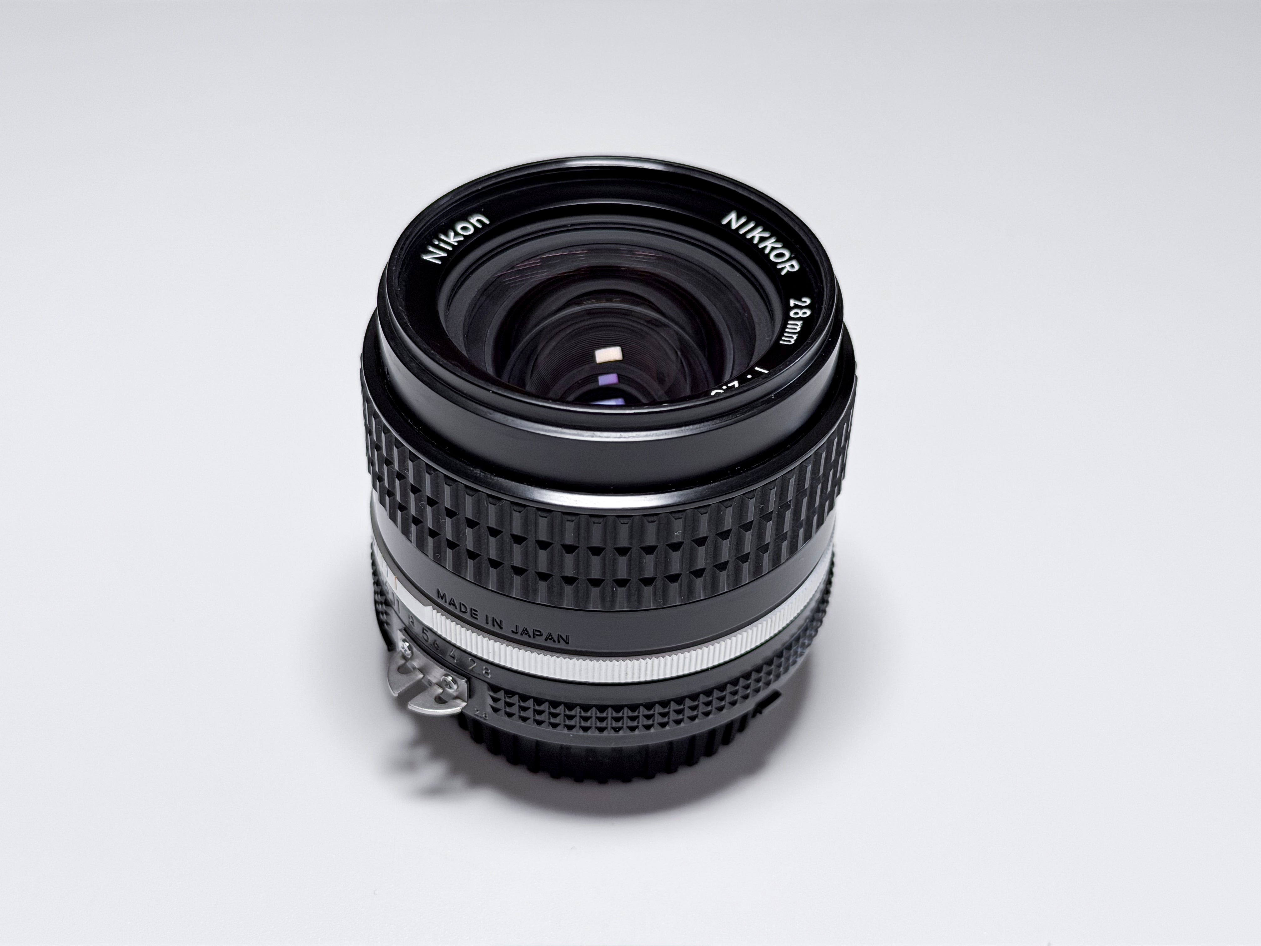 Nikon Nikkor 28mm f/2.8 AI-S AIS F Mount Lens - Near Mint