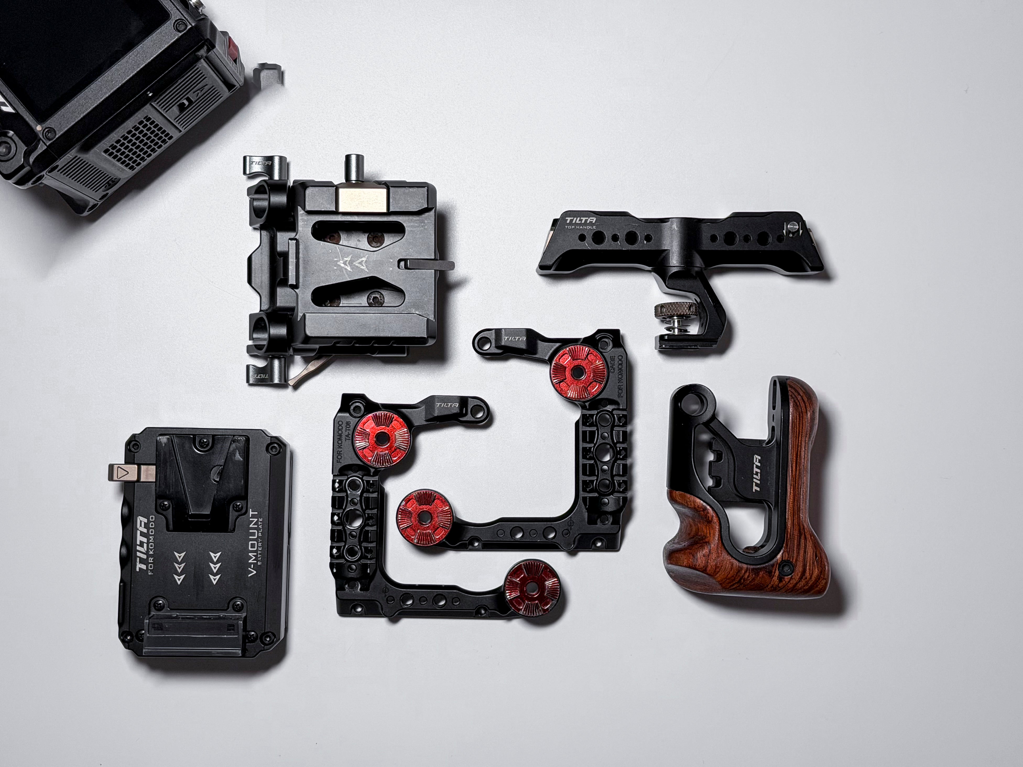 RED KOMODO 6K + Accessories - 1 Year Warranty, 290 Hours, Excellent