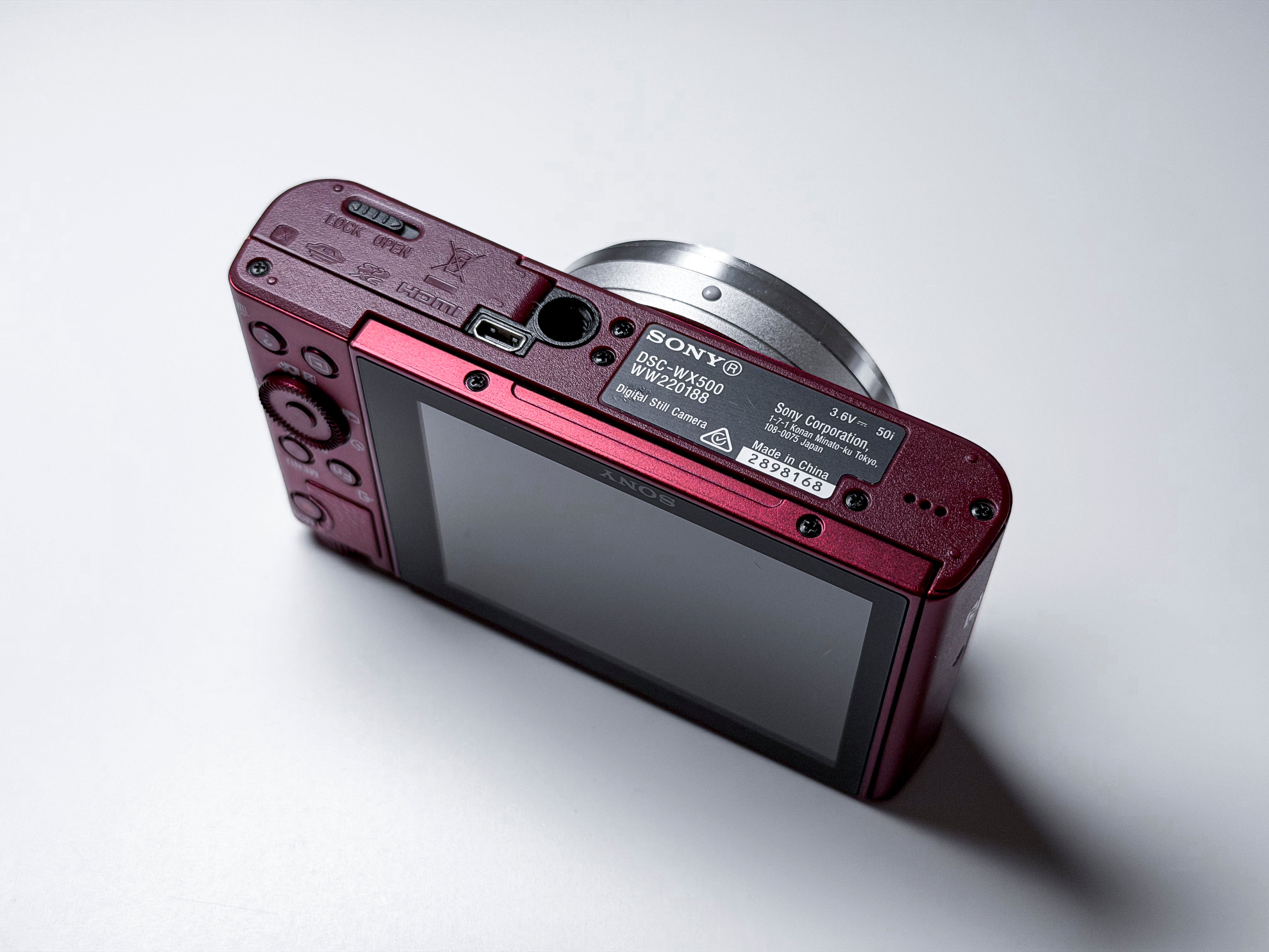 Sony WX500 WX-500 Cyber-shot Zeiss 30x Zoom Digital Compact Camera