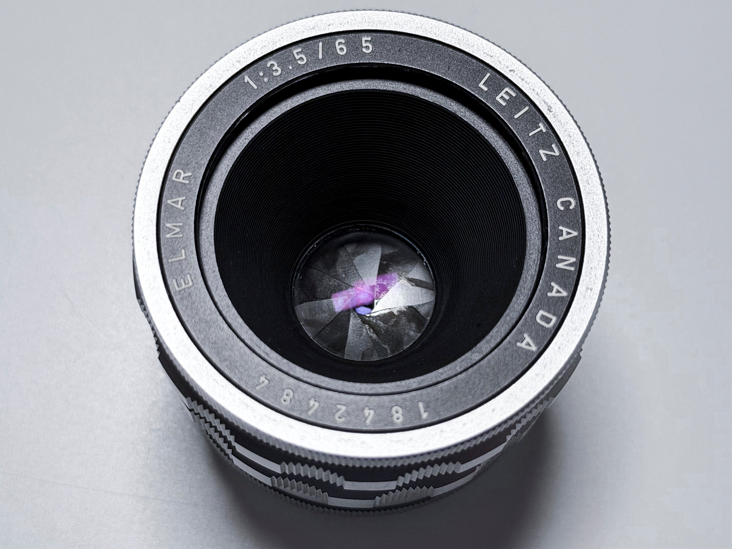 Leica Elmar 65mm f/3.5 M Mount Lens Leitz Canada - Excellent