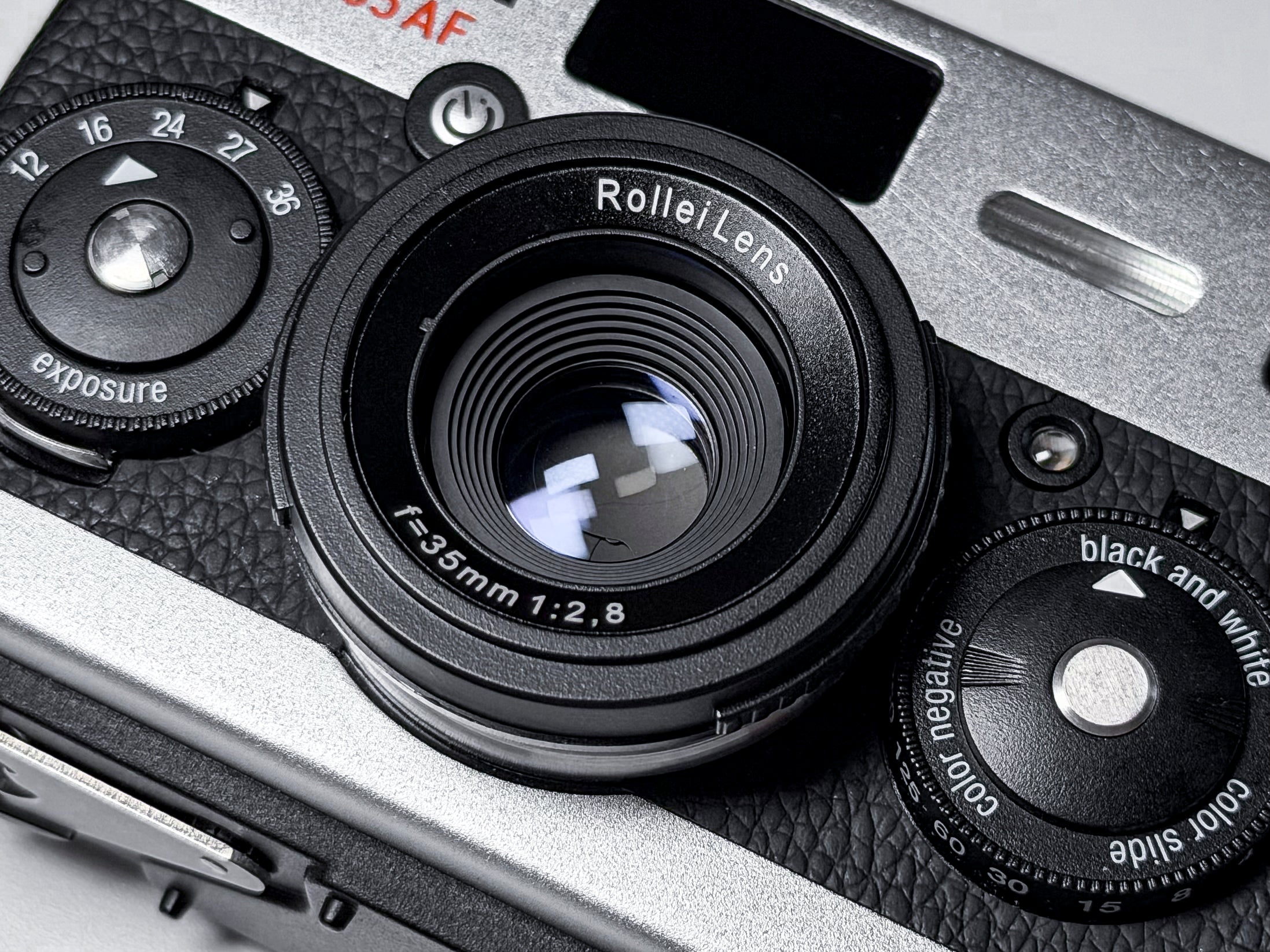 Rollei 35 AF Film Camera Silver - Near Mint with Box