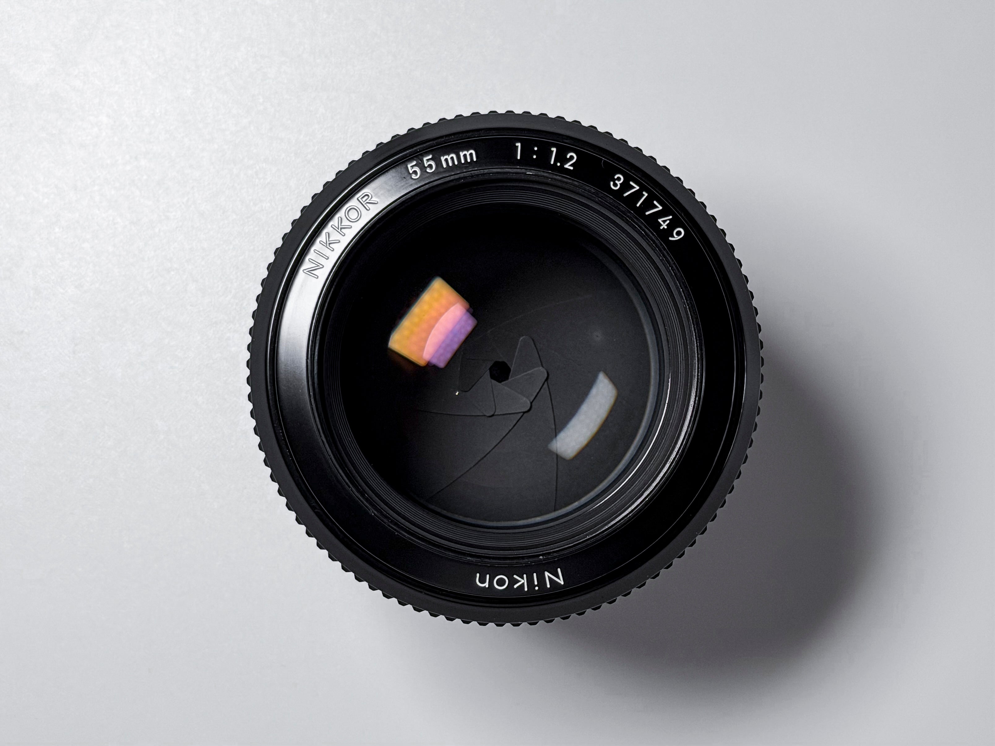 Nikon Nikkor 55mm f/1.2 AI F Mount Lens with Hood - Excellent, Read