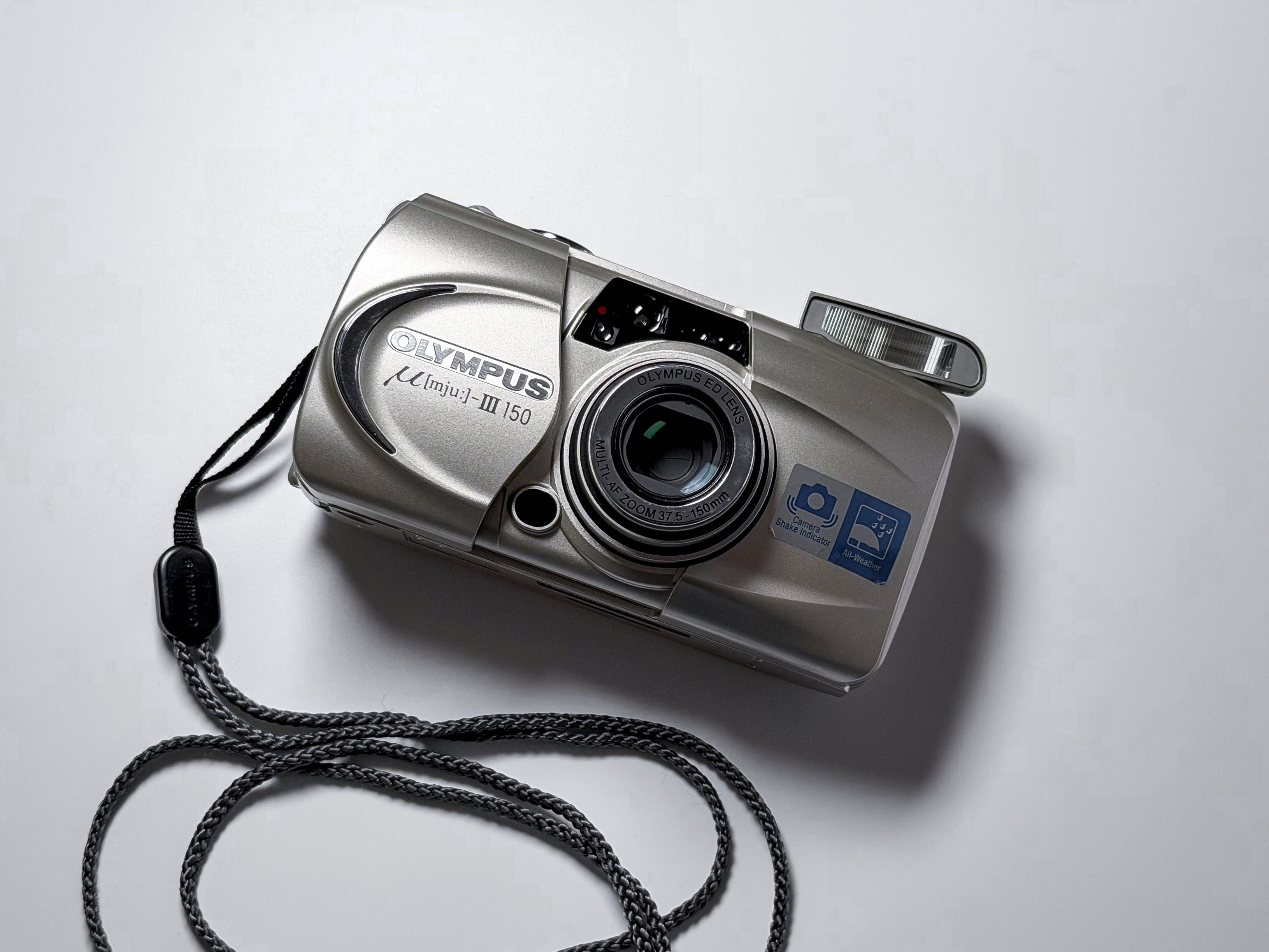Olympus Mju III 150 35mm Compact Film Camera - Film Tested, Near Mint