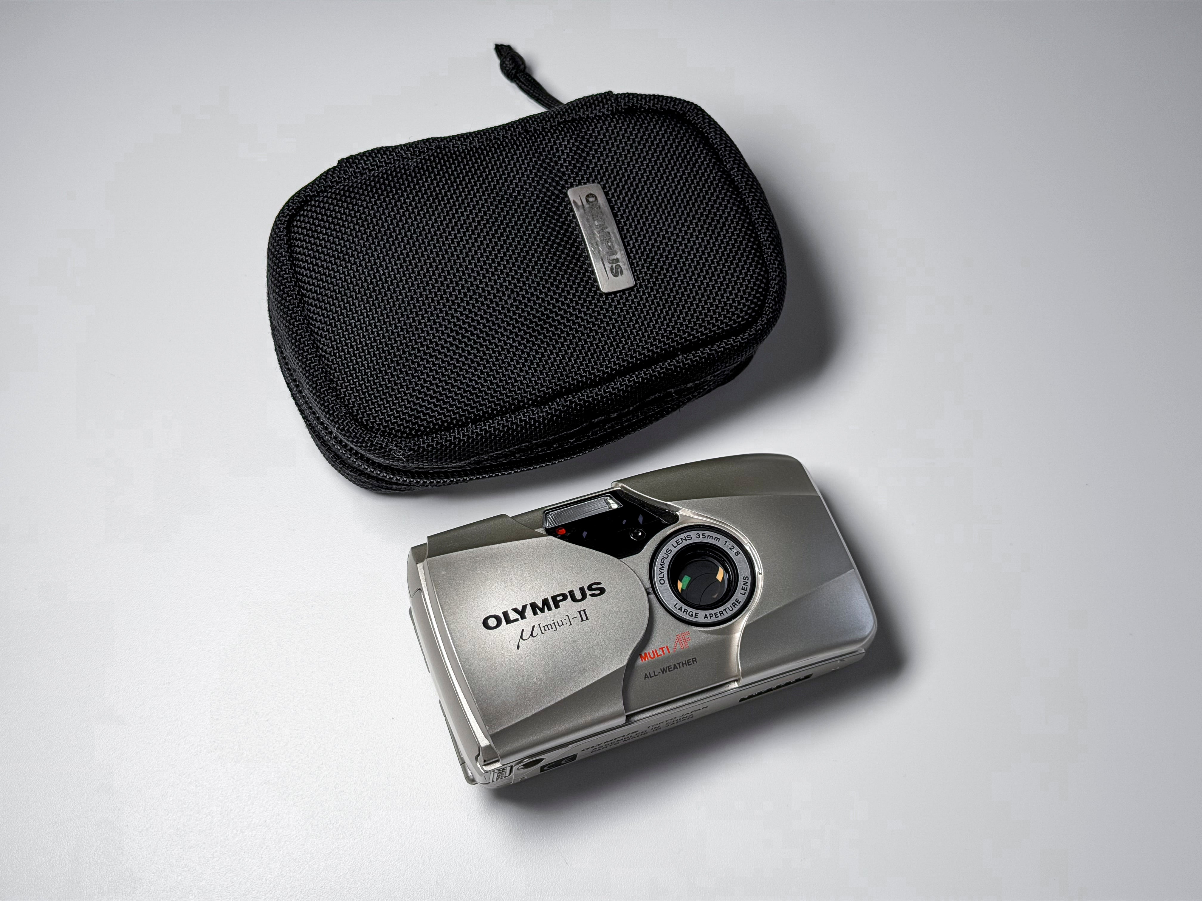 Olympus Mju ii 2 35mm Film Camera - Film Tested and Perfectly Working,