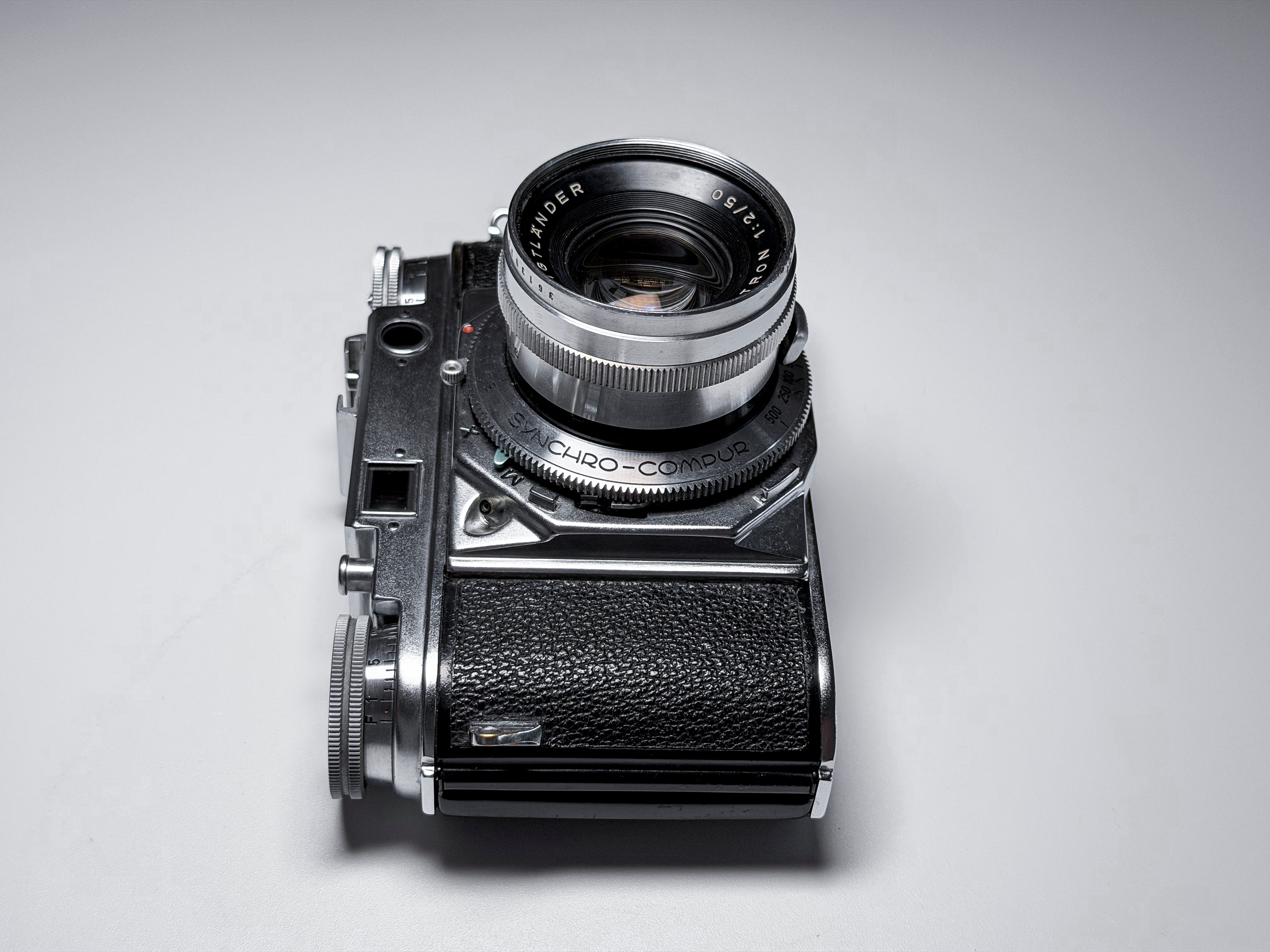 Voigtlander Prominent + 50mm f/2.0 Ultron 35mm Rangefinder - Tested, Excellent
