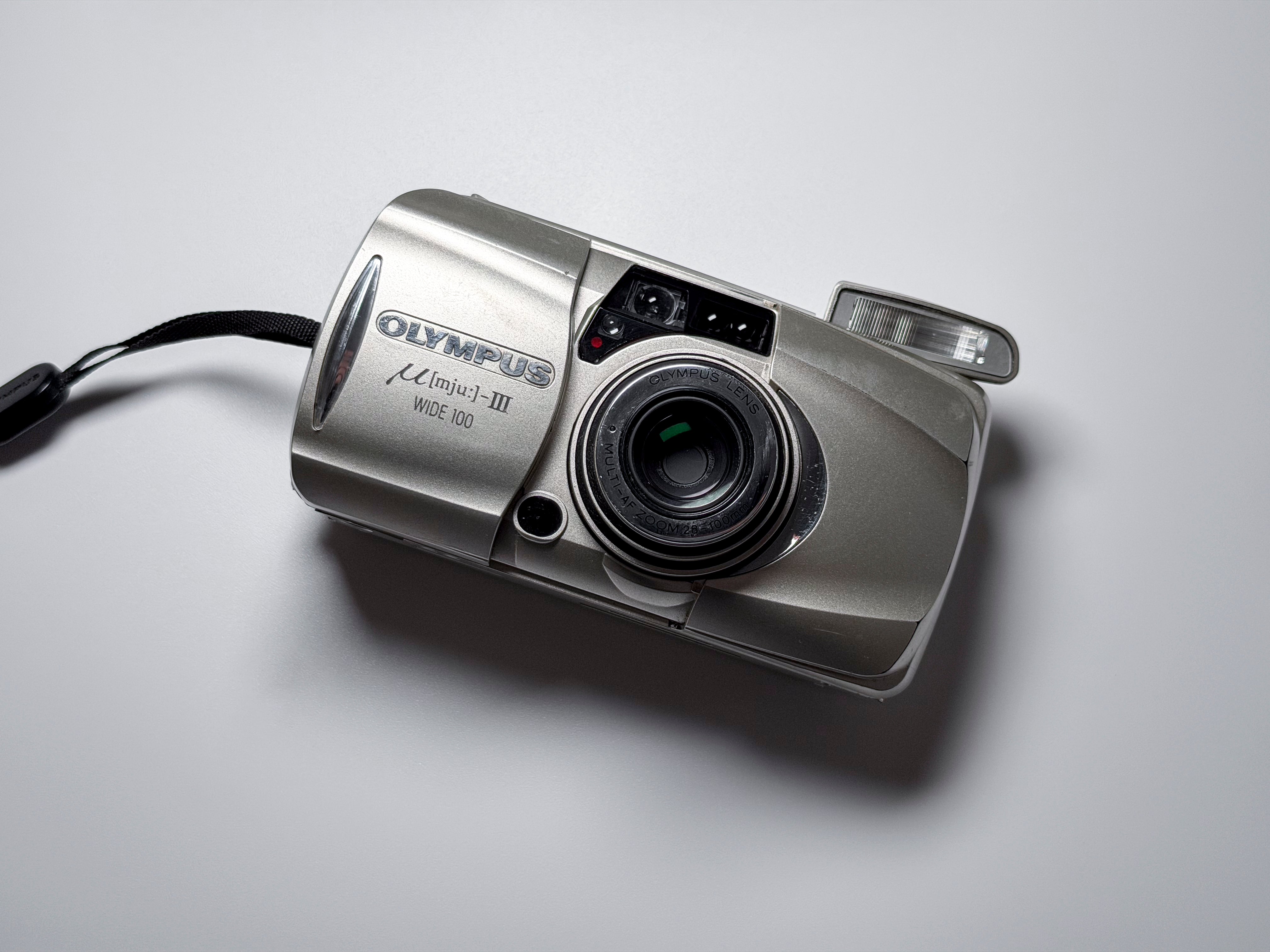 Olympus Mju II Wide 100 Zoom 35mm Point&Shoot Camera - Film Tested, Excellent