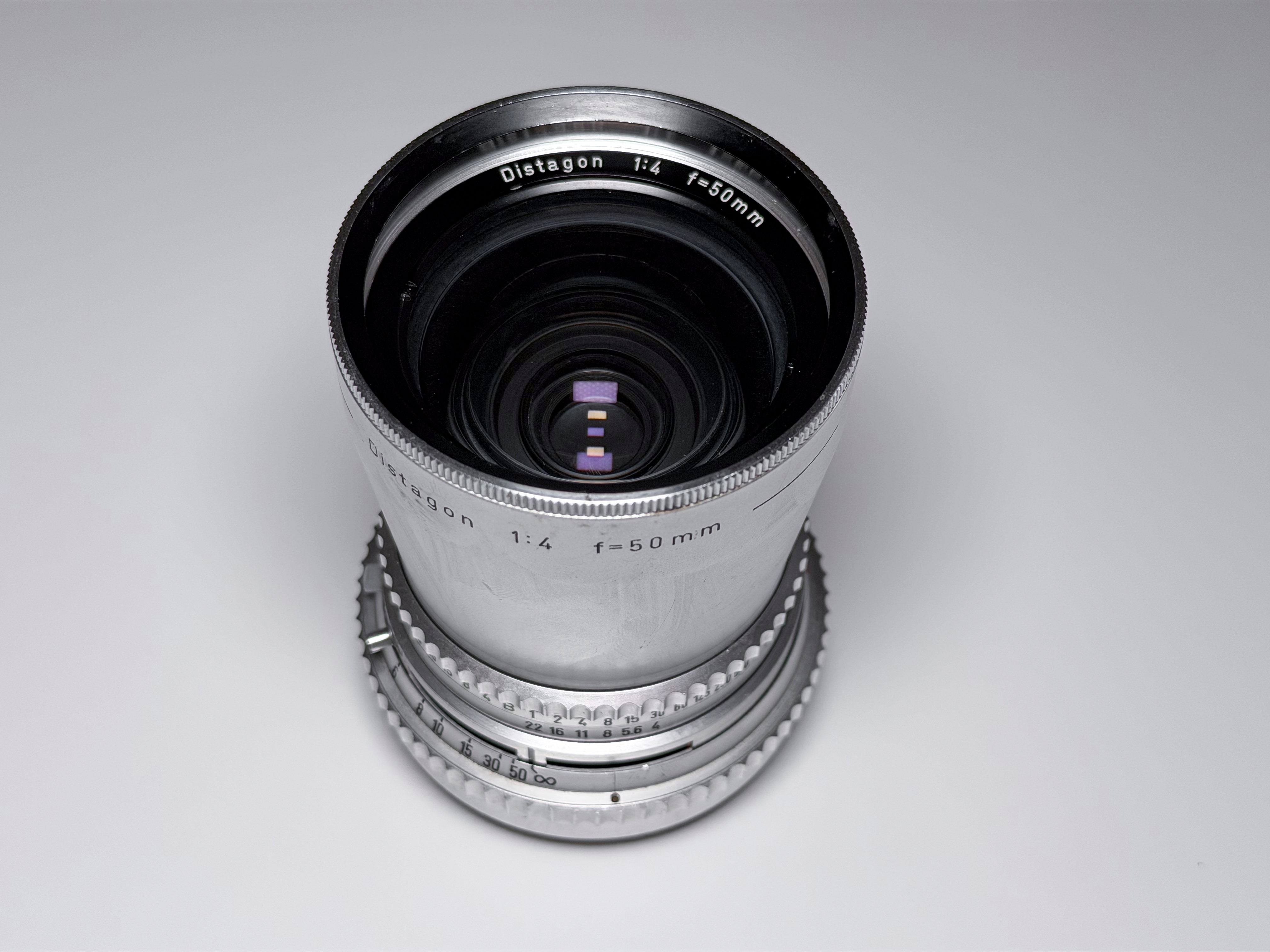 Hasselblad Zeiss Distagon C 50mm f/4 Lens Silver - Great Condition, Recent CLA