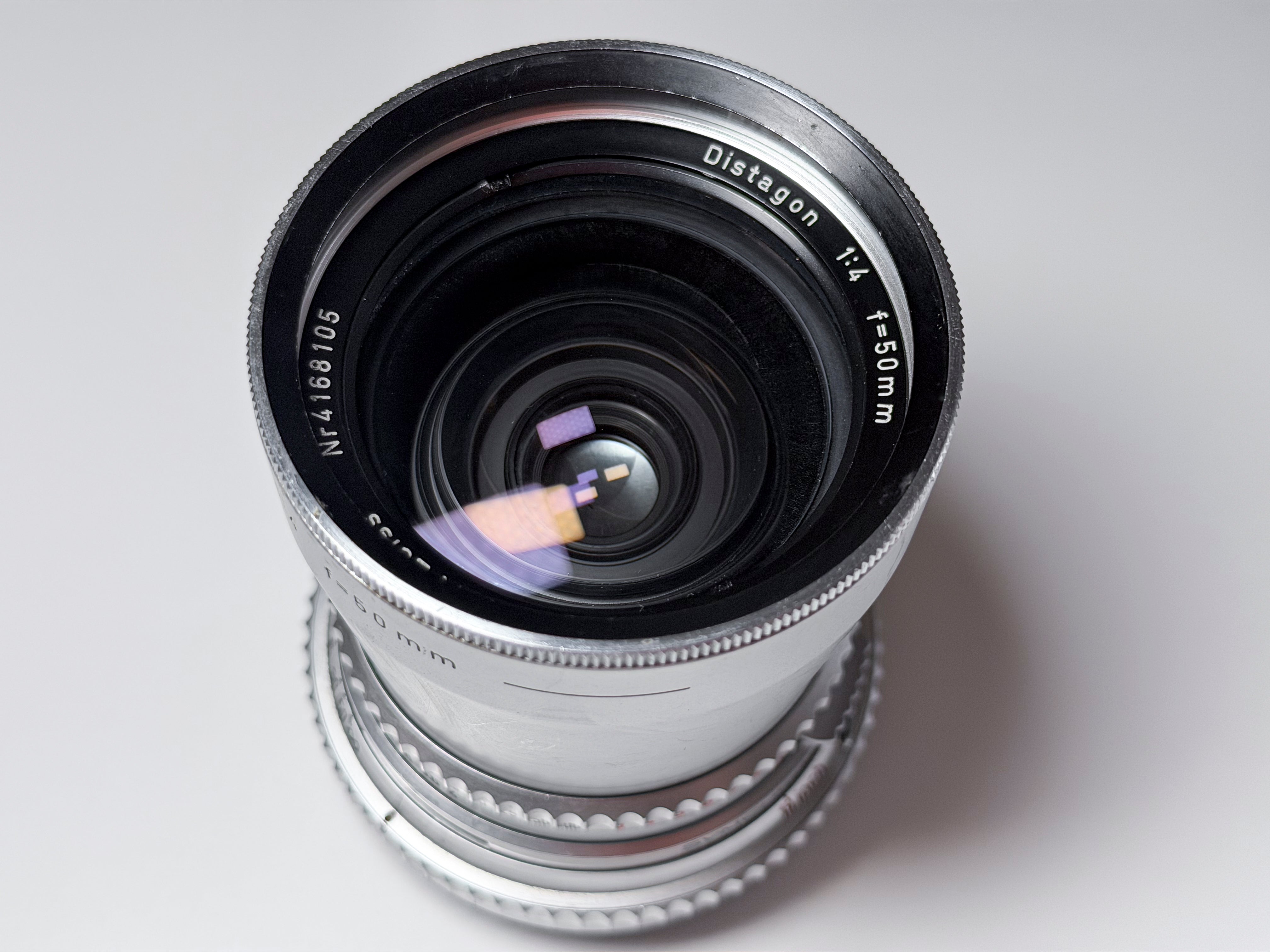 Hasselblad Zeiss Distagon C 50mm f/4 Lens Silver - Great Condition, Recent CLA