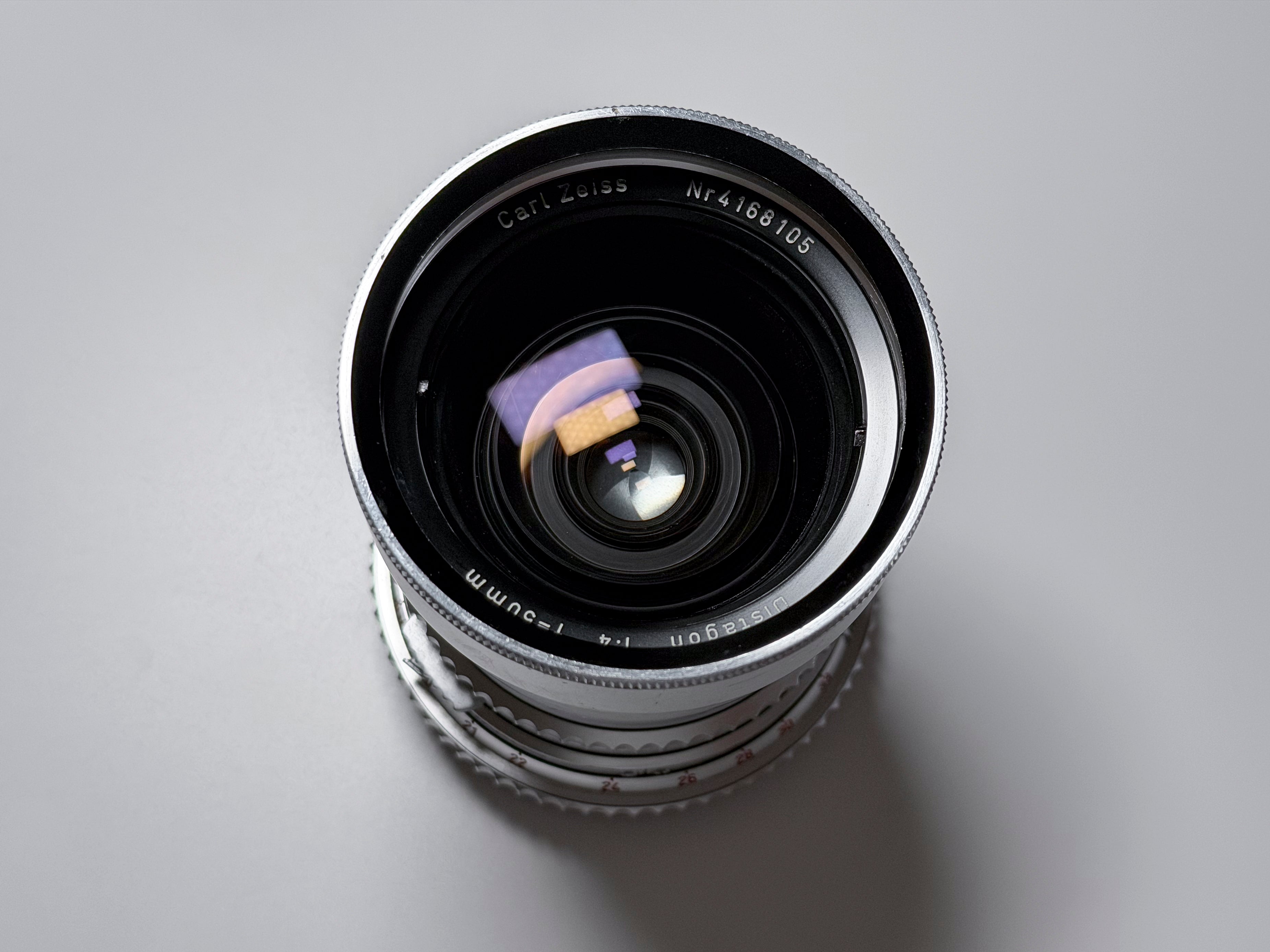 Hasselblad Zeiss Distagon C 50mm f/4 Lens Silver - Great Condition, Recent CLA