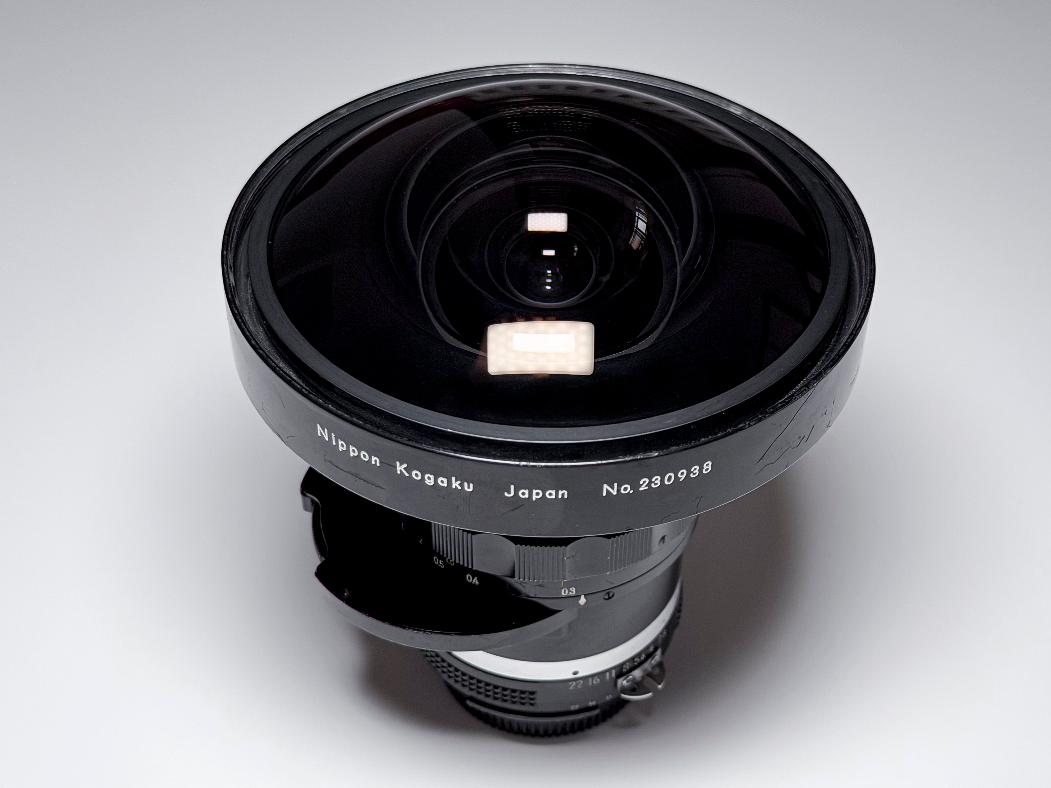 Nikon Nikkor 8mm f/2.8  Fisheye Lens F Mount - Rare AI Version Fisheye-Nikkor