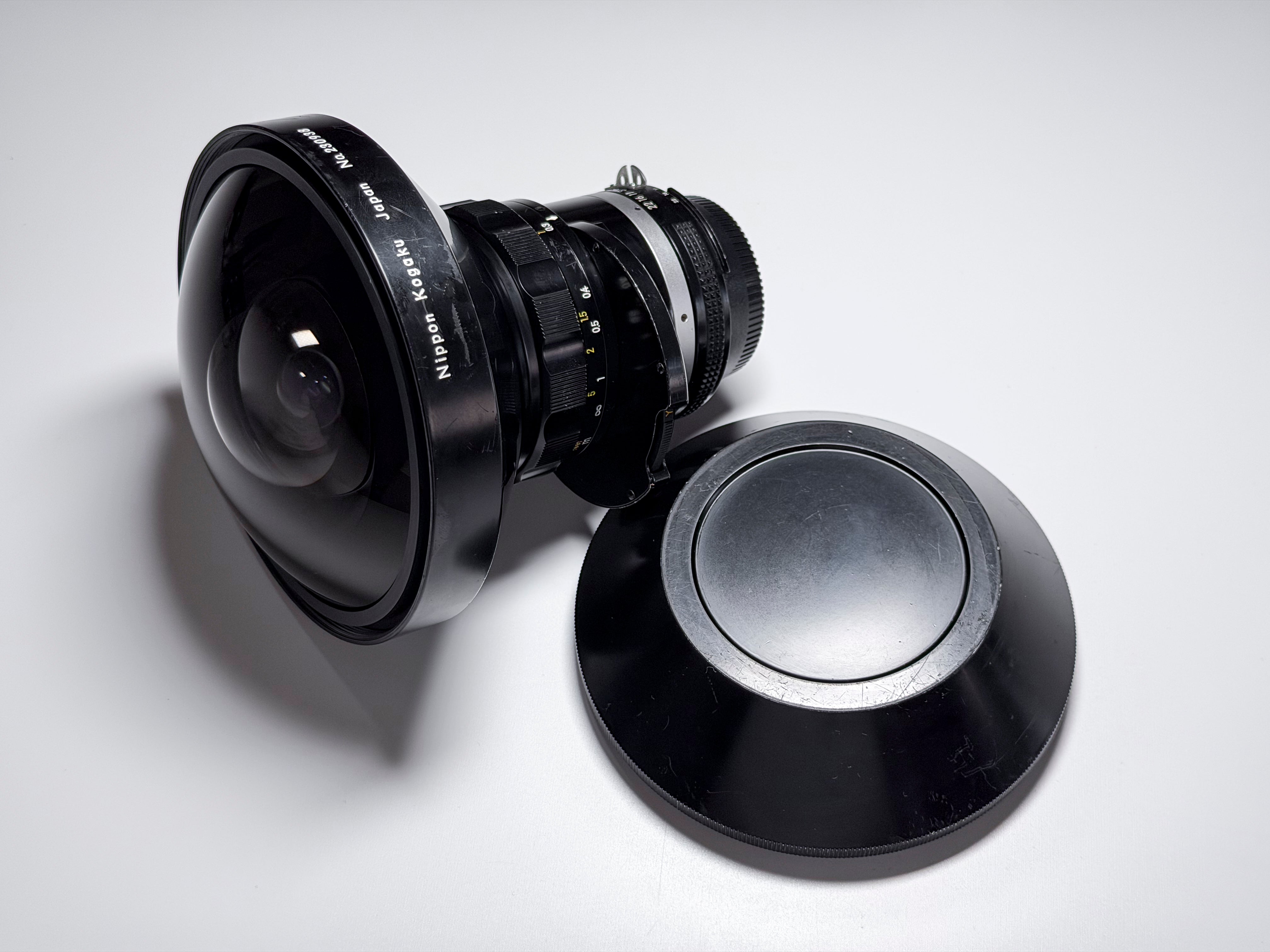Nikon Nikkor 8mm f/2.8  Fisheye Lens F Mount - Rare AI Version Fisheye-Nikkor