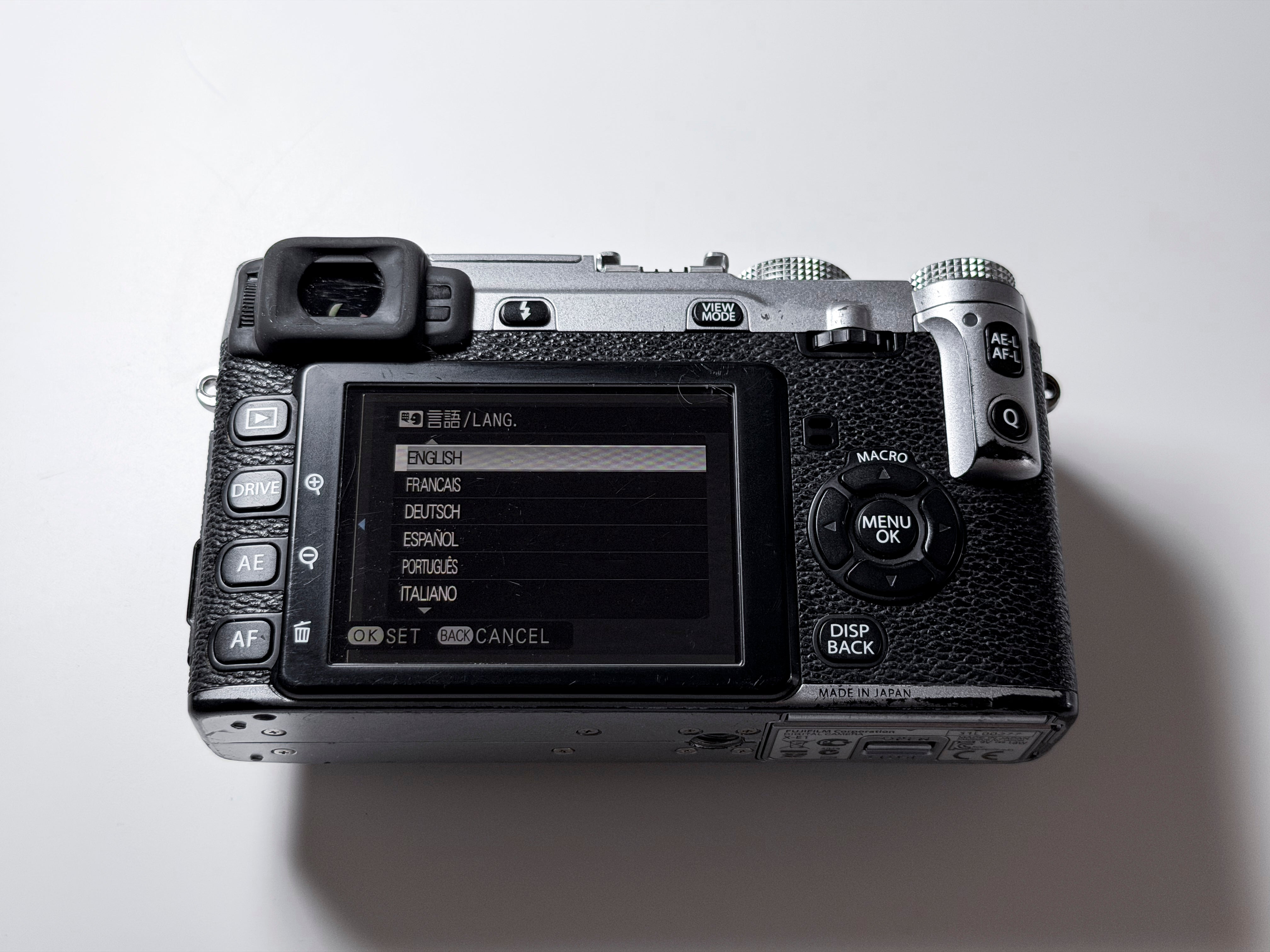 Fujifilm X-E1 Mirrorless Body 16.3 Mpx Fuji XE1 - EVF Not working, same as X-M1