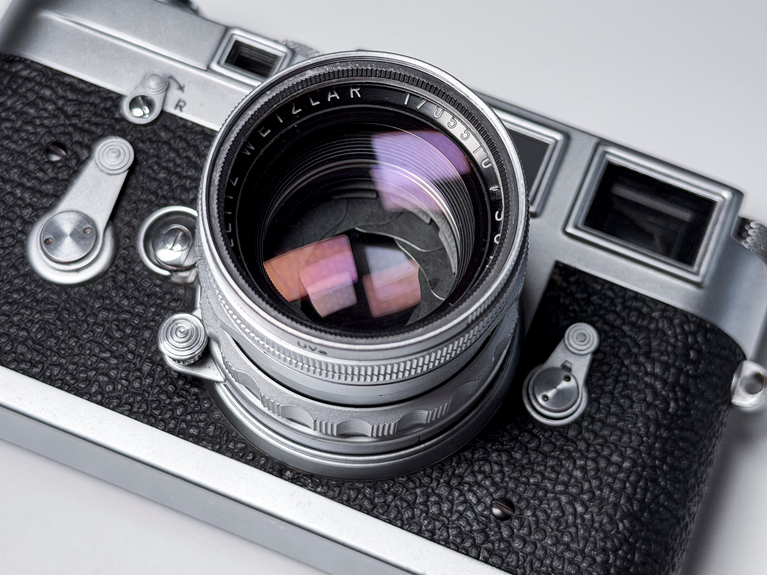 Leica M3 Single Stroke + Summicron 50mm f/2 Rigid + Hood - Perfectly Working