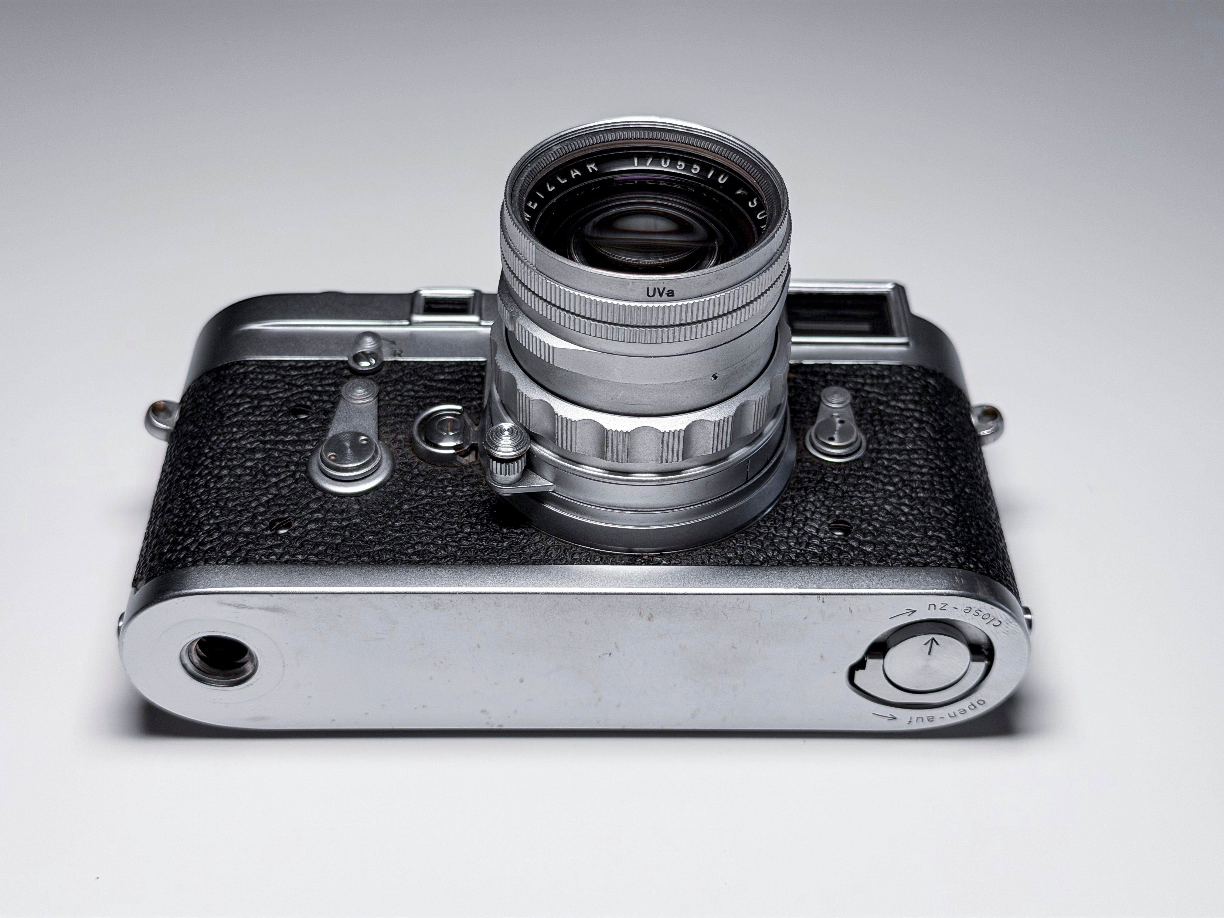Leica M3 Single Stroke + Summicron 50mm f/2 Rigid + Hood - Perfectly Working