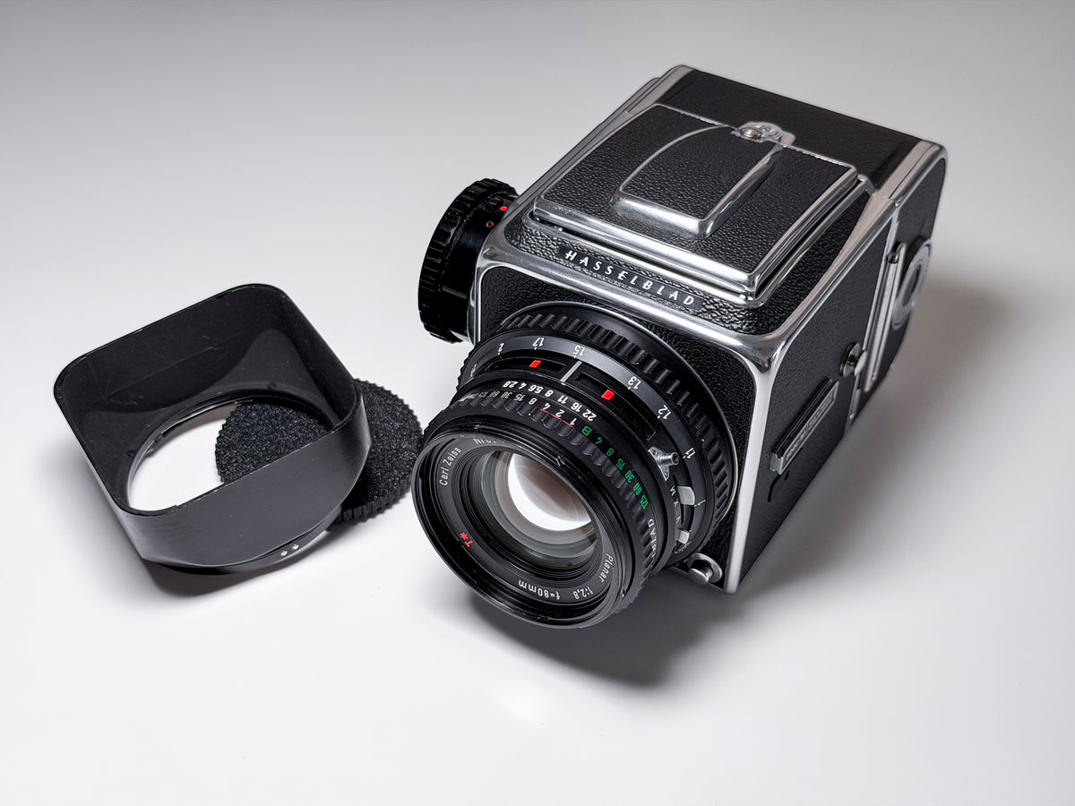 Hasselblad 500 C/M CM + 80mm Zeiss T* 6x6 Medium Format, Excellent, Film Tested