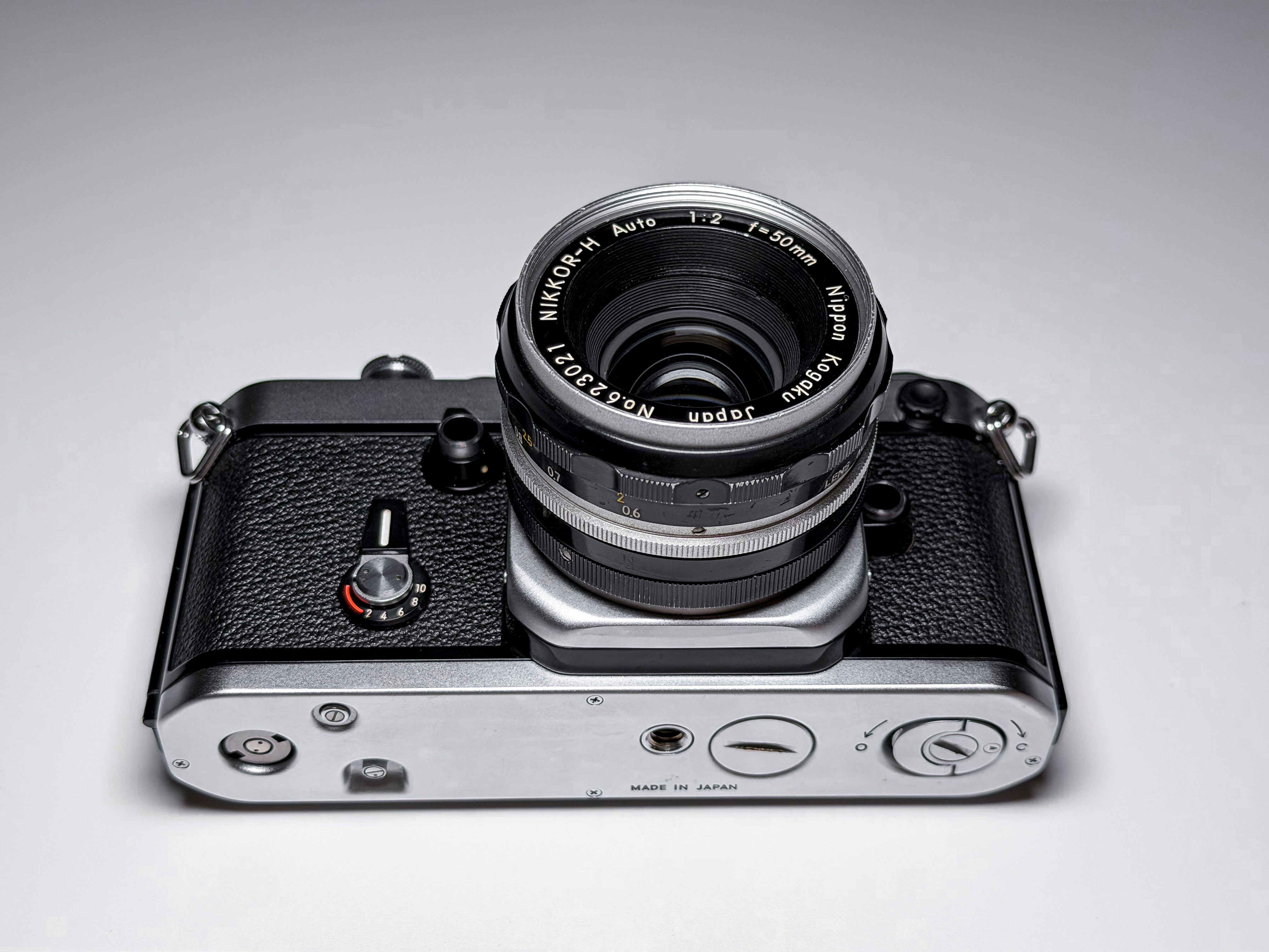 Nikon F2 + DW-1 Waist Level Finder + 50mm Nikkor H - Film Tested, Excellent