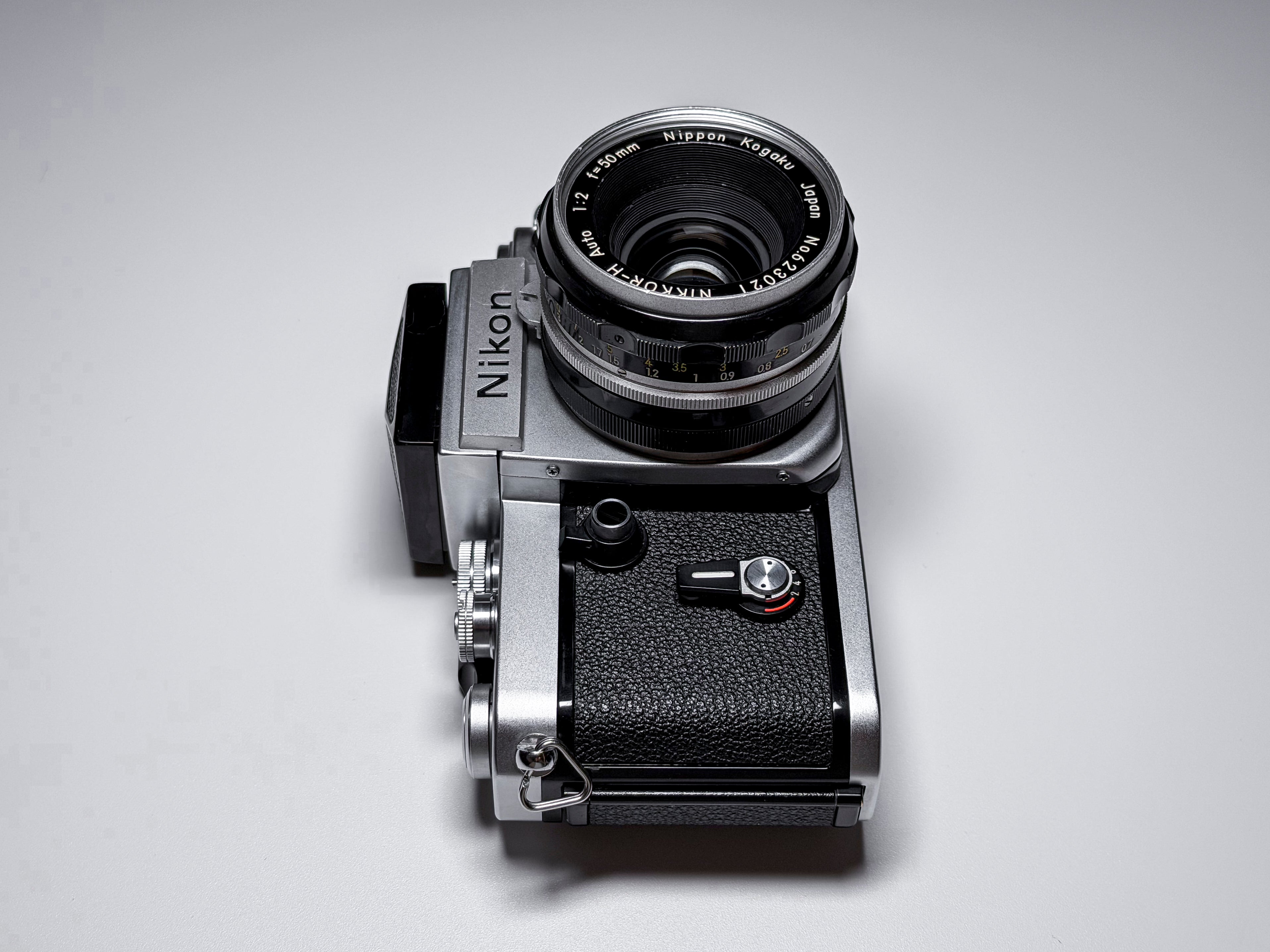 Nikon F2 + DW-1 Waist Level Finder + 50mm Nikkor H - Film Tested, Excellent