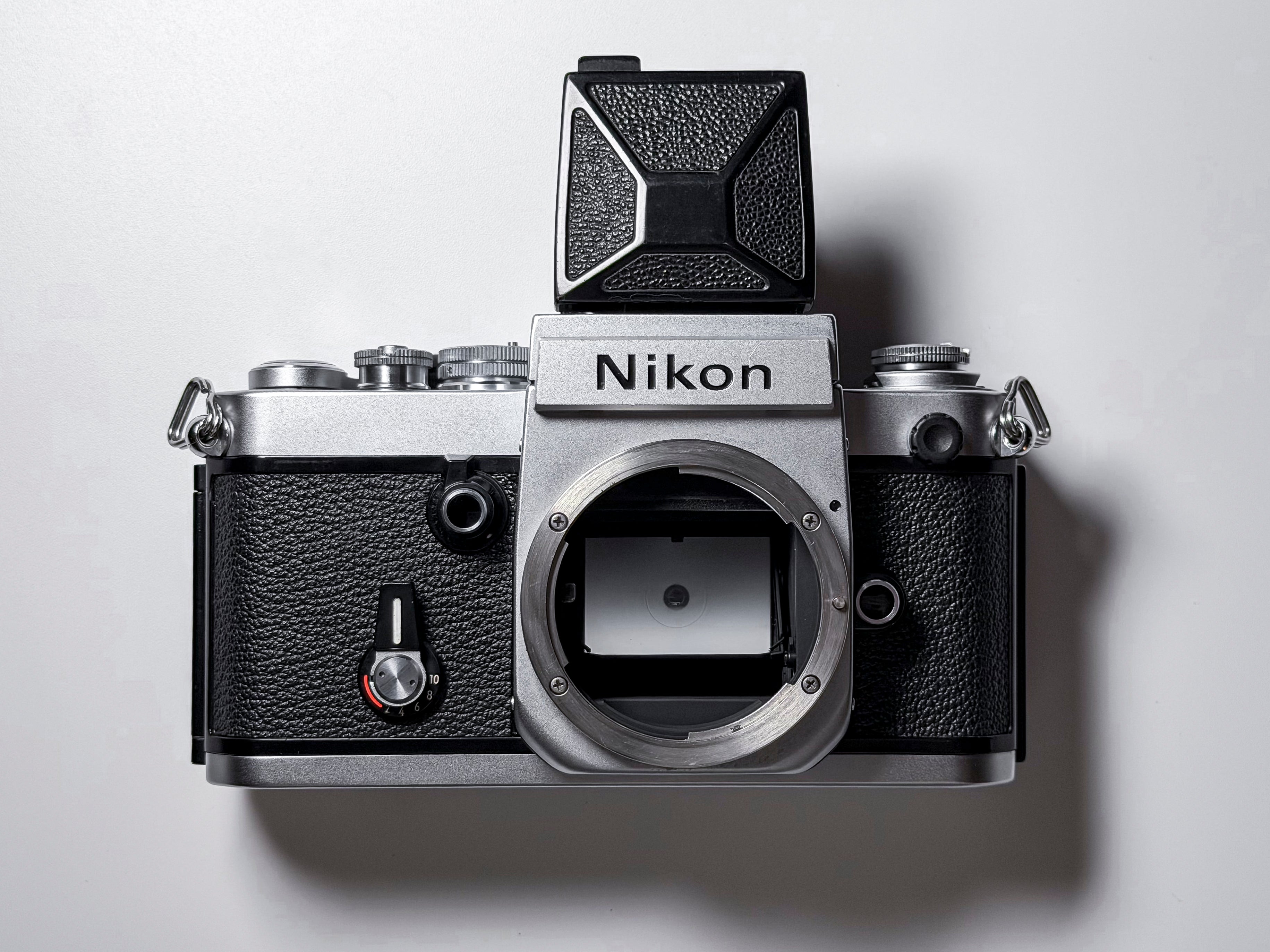 Nikon F2 + DW-1 Waist Level Finder + 50mm Nikkor H - Film Tested, Excellent